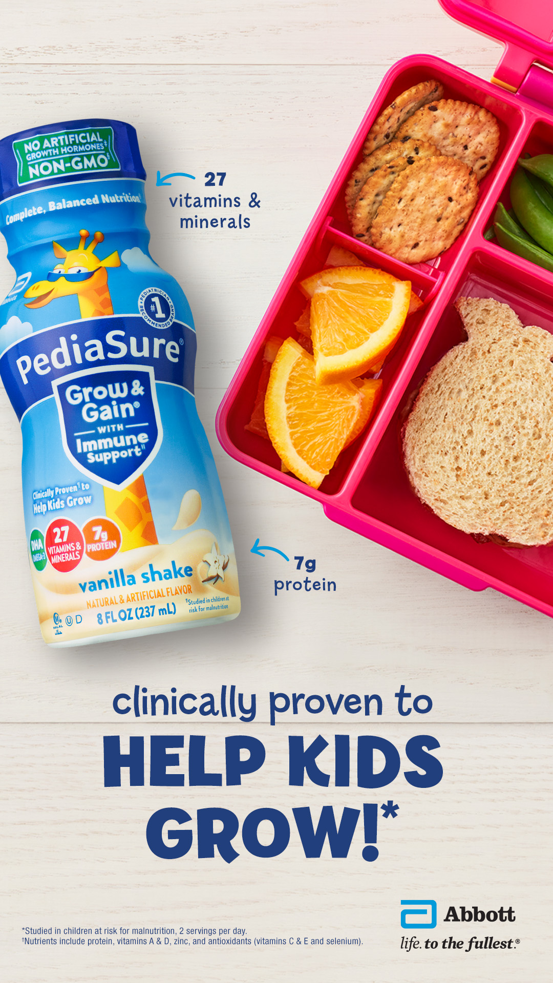 PediaSure US Facebook ad from Apr 1, 2026