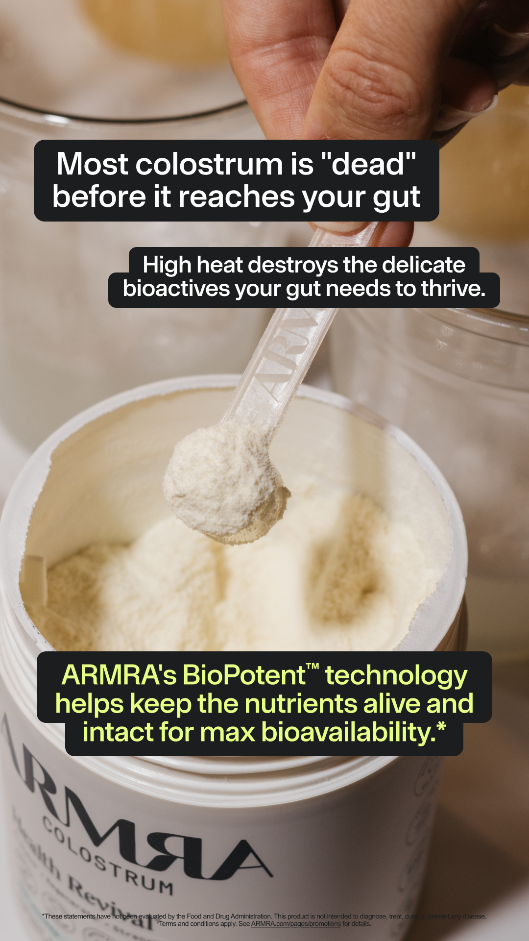 ARMRA Facebook ad