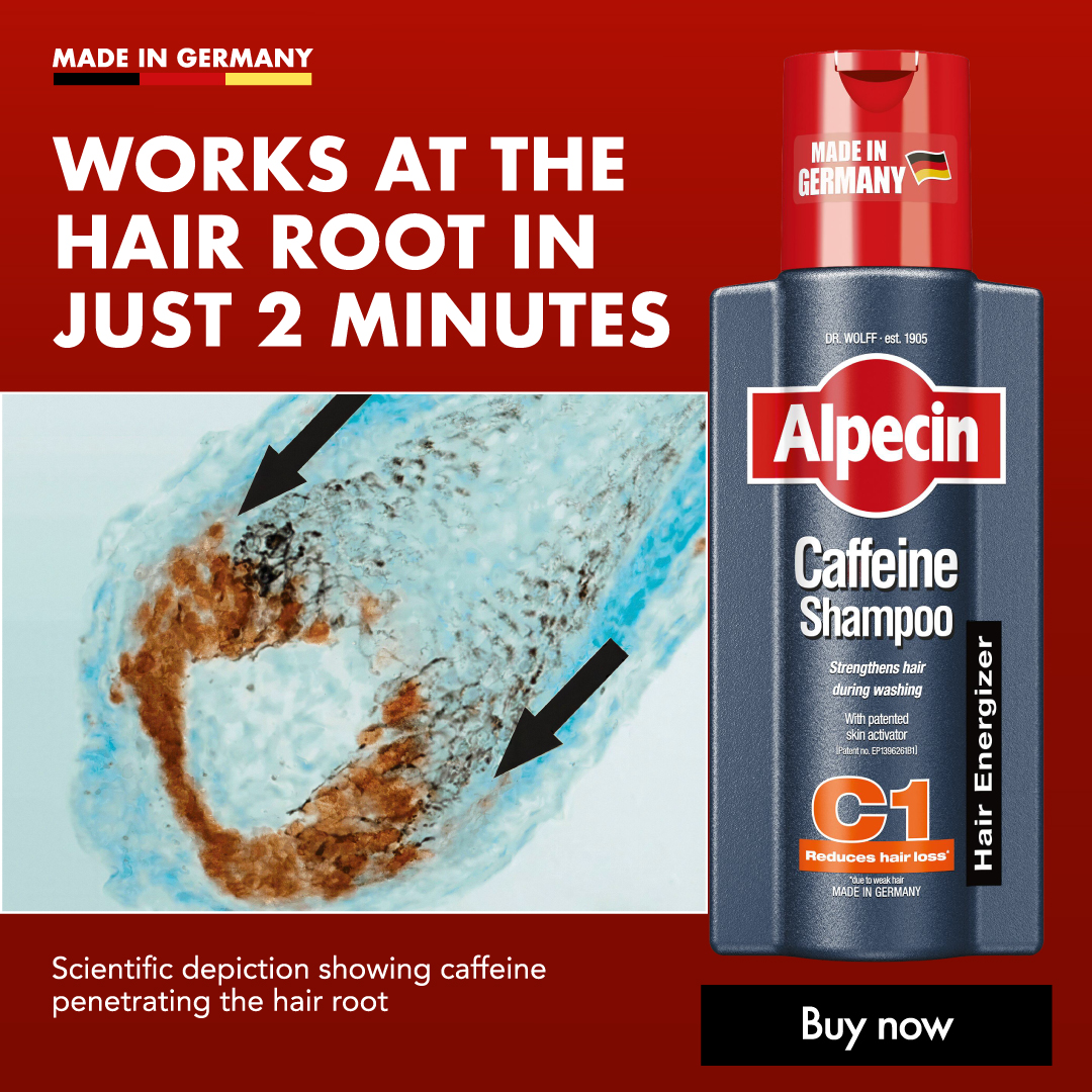 Alpecin Facebook ad
