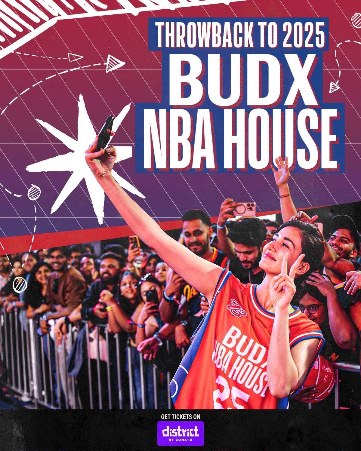 NBA Facebook ad: Mood: 2025 BUDX NBA House.