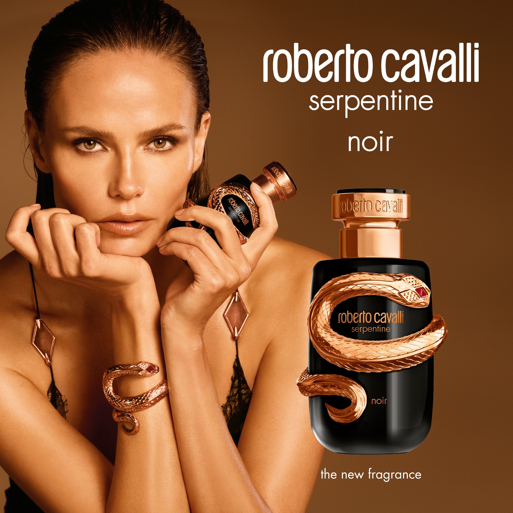 Roberto Cavalli Facebook ad: Un viaggio ancora più profondo nell’universo Serpentine.