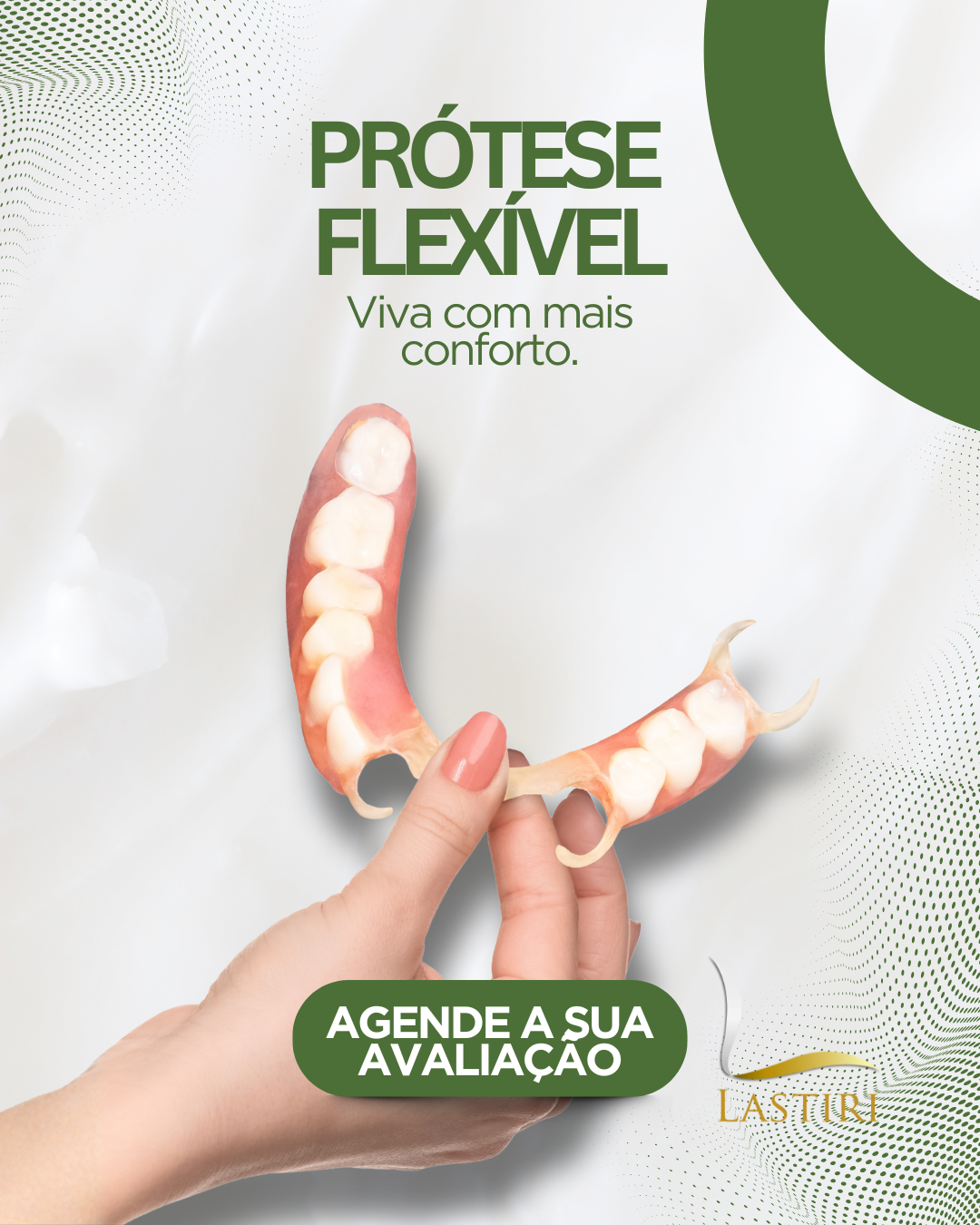 Lastiri Centro Odontológico Facebook ad: Diga adeus aos grampos de metal e ao…