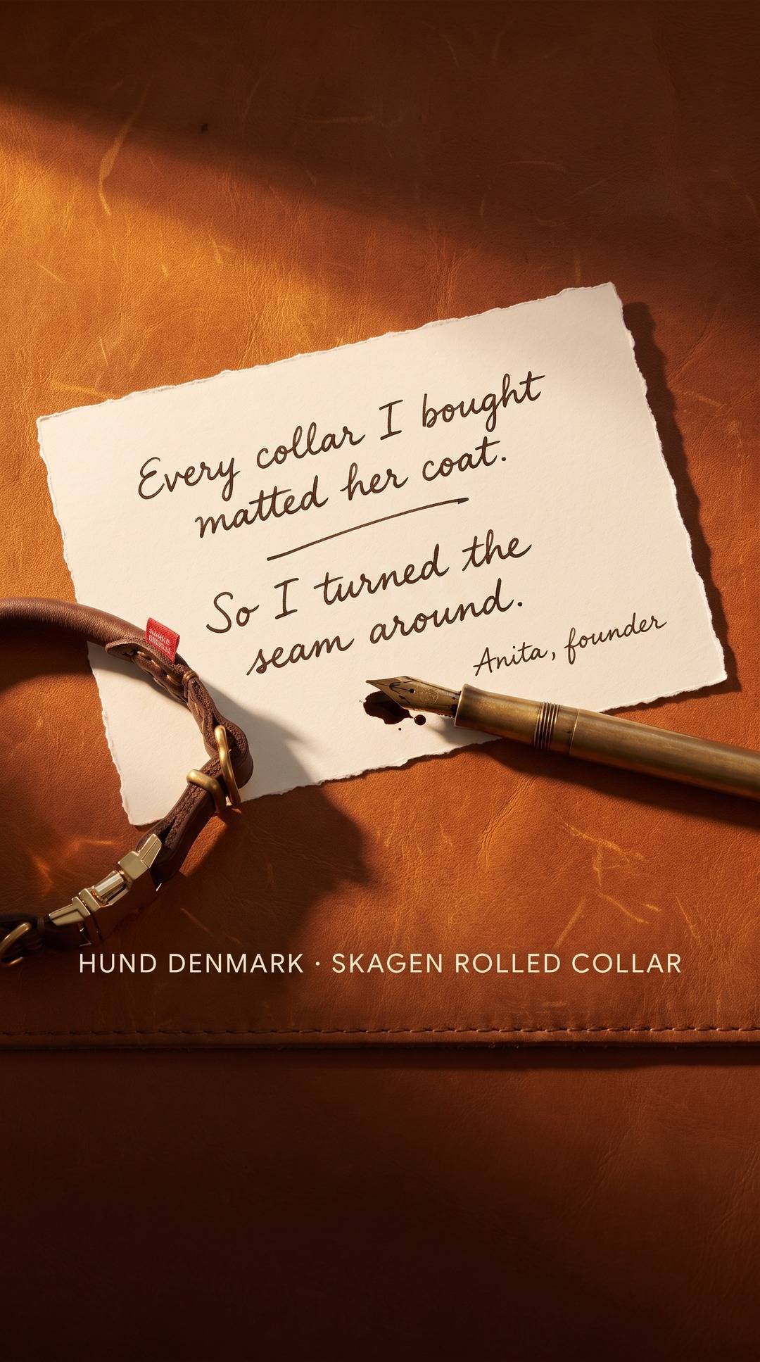 HUND Denmark Facebook ad: The seam faces inward. That's the whole invention.