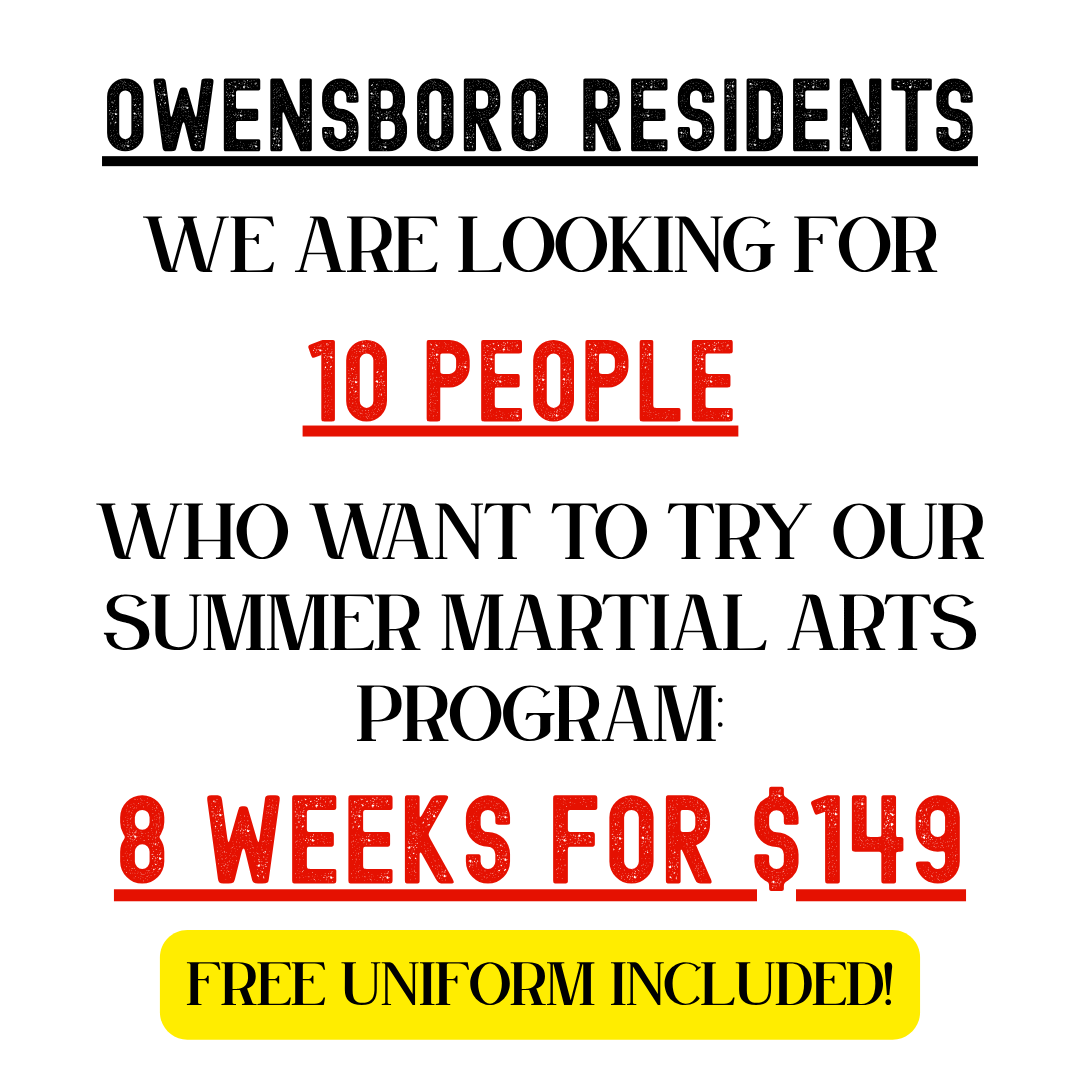 Shinka Dojo Owensboro Facebook ad: 8 Weeks + Uniform for $149