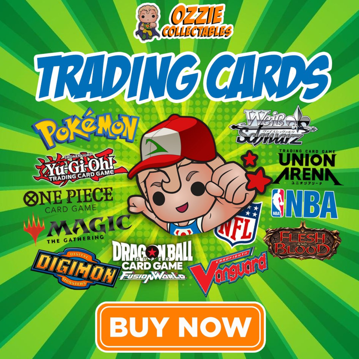 Ozzie Collectables Facebook ad: Whether you're just starting your Pokémon journey or…
