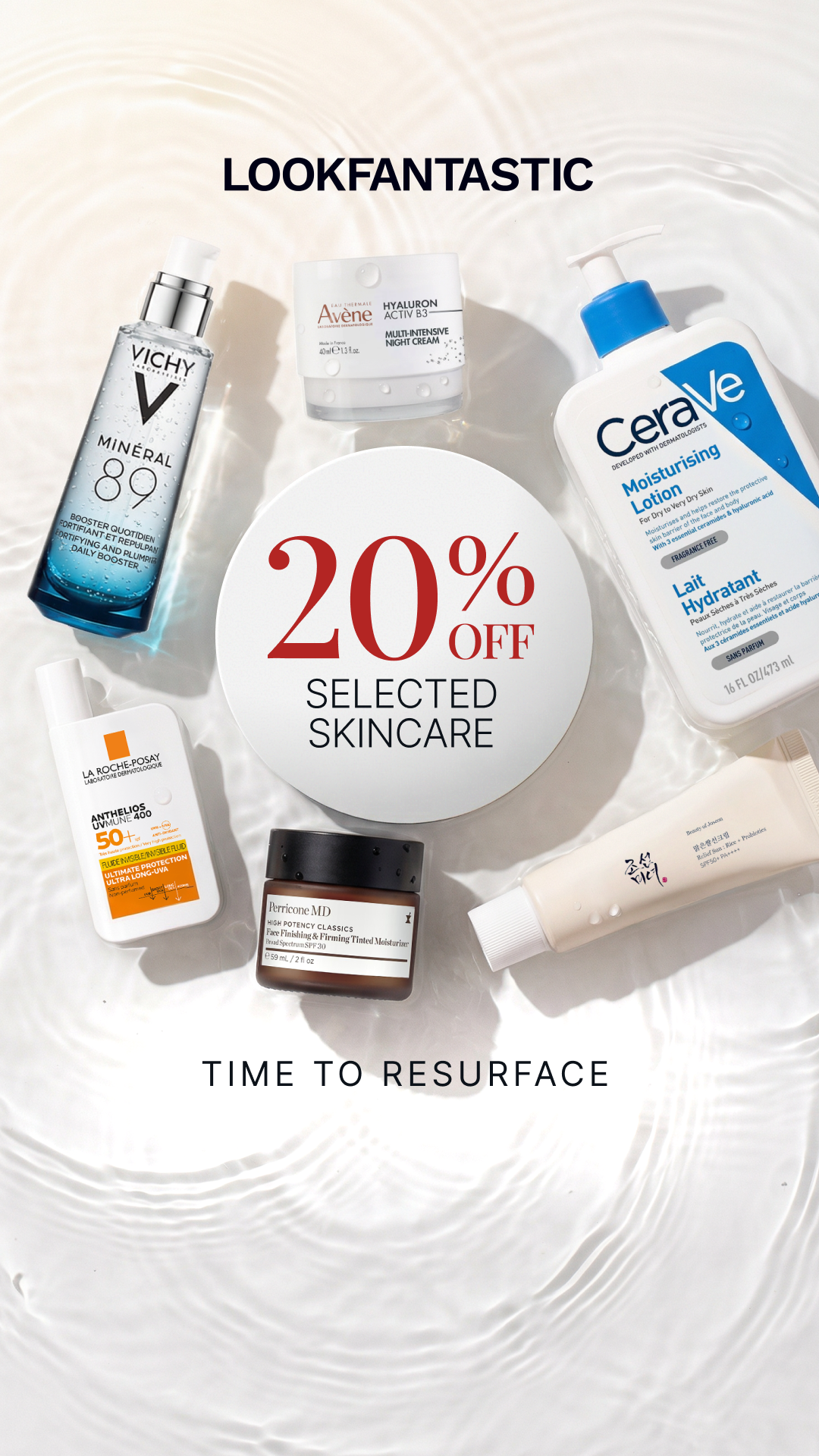 LOOKFANTASTIC Facebook ad