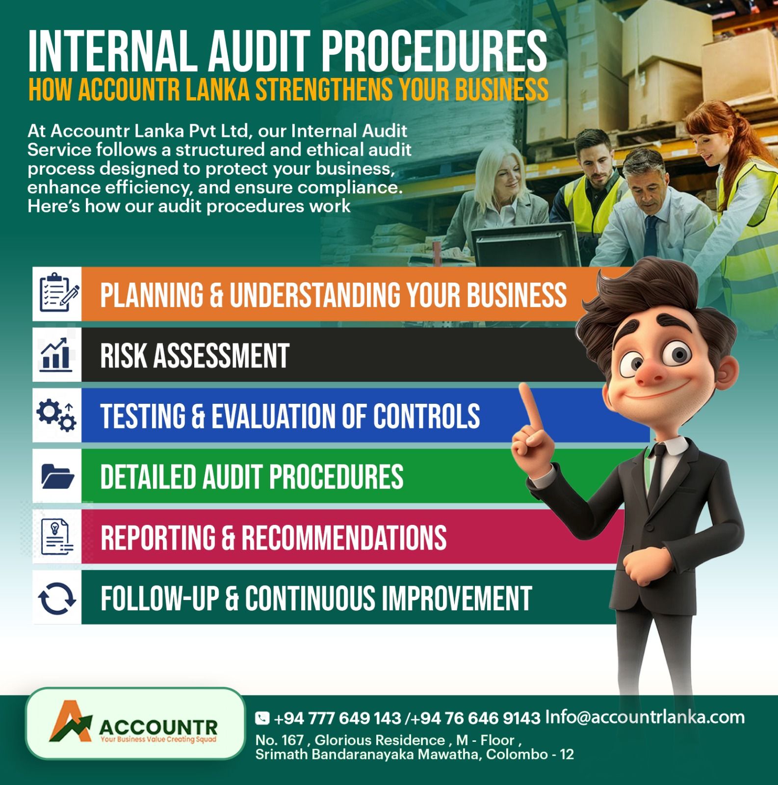 Accountr Facebook ad: Empowering businesses with expert accounting, legal, HR…