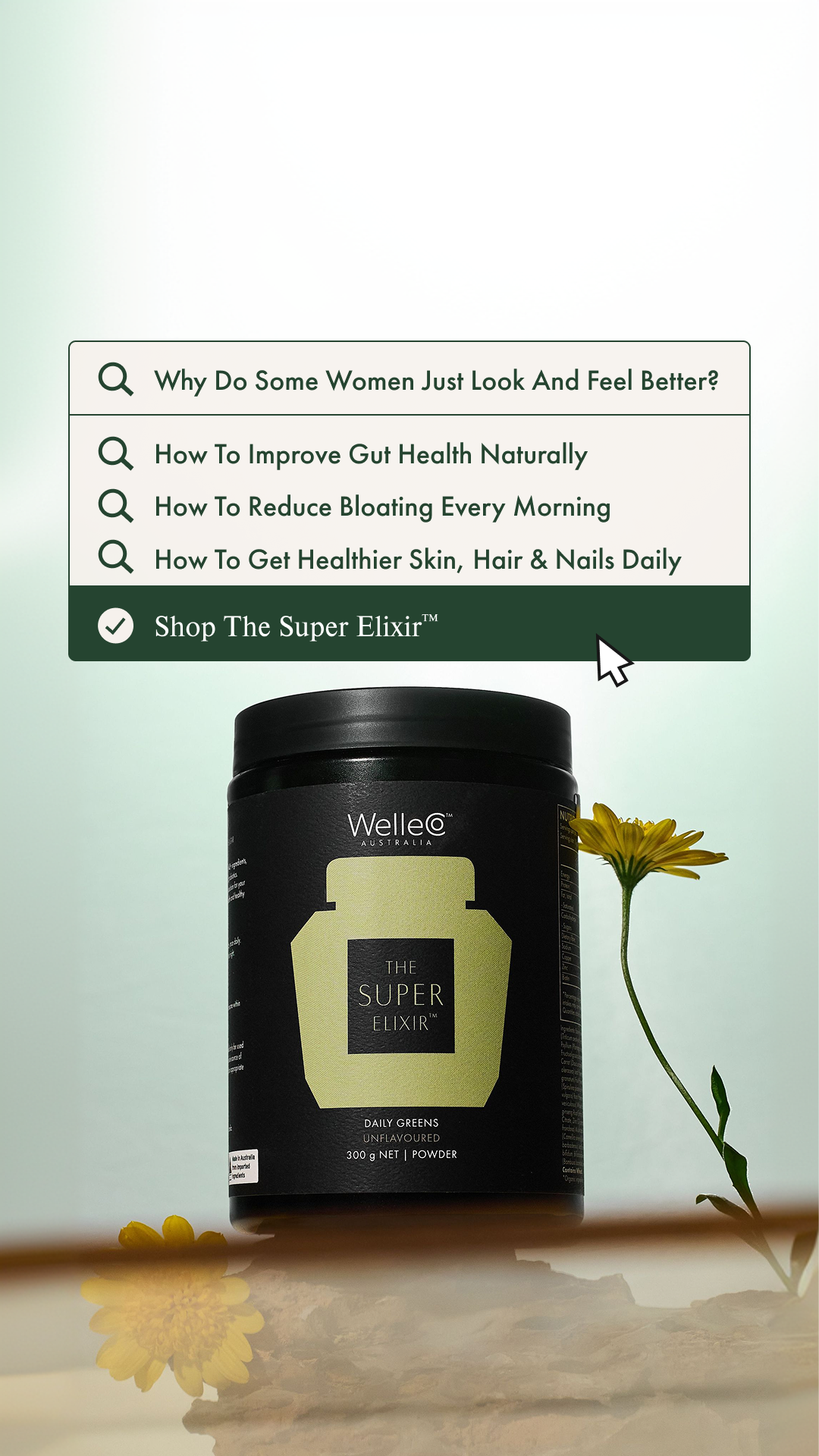 WelleCo Facebook ad