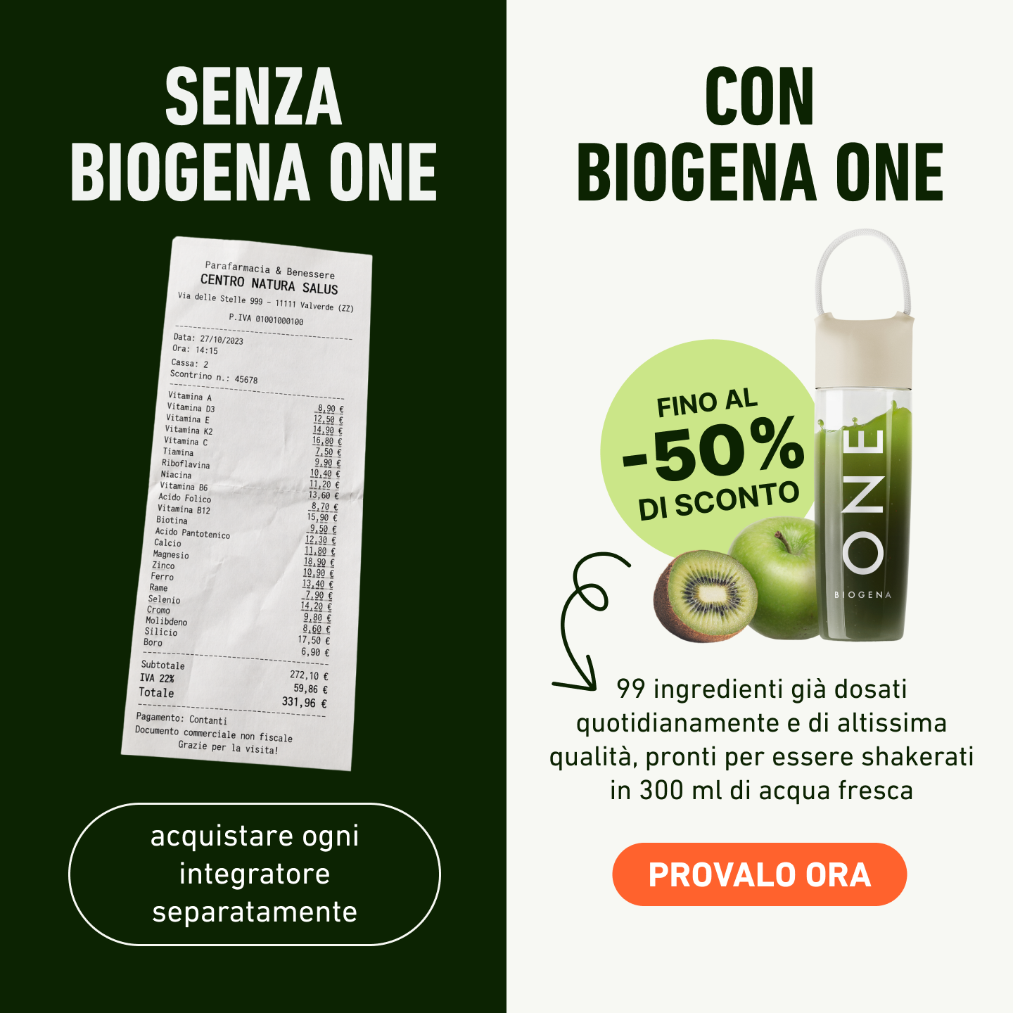 Biogena Facebook ad