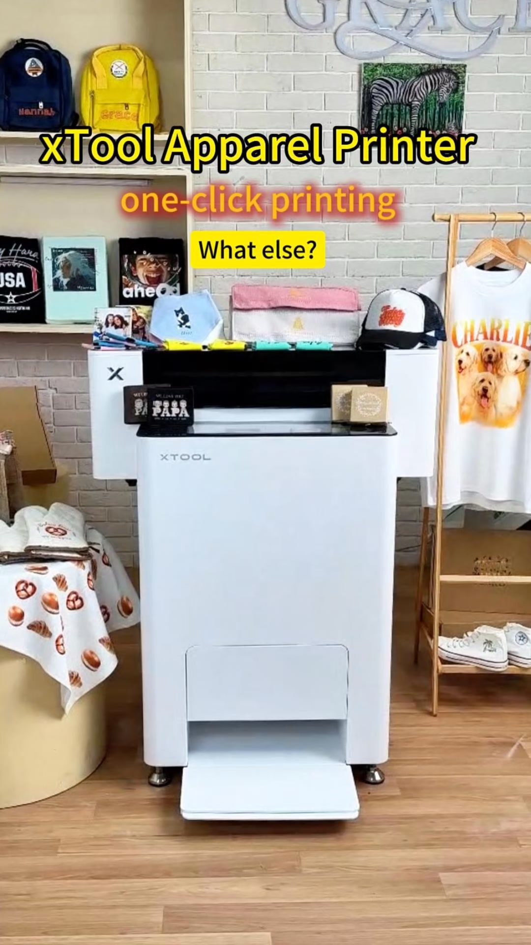sprinklecheerfulness Facebook ad: One Click Printing to Start Your Custom Business