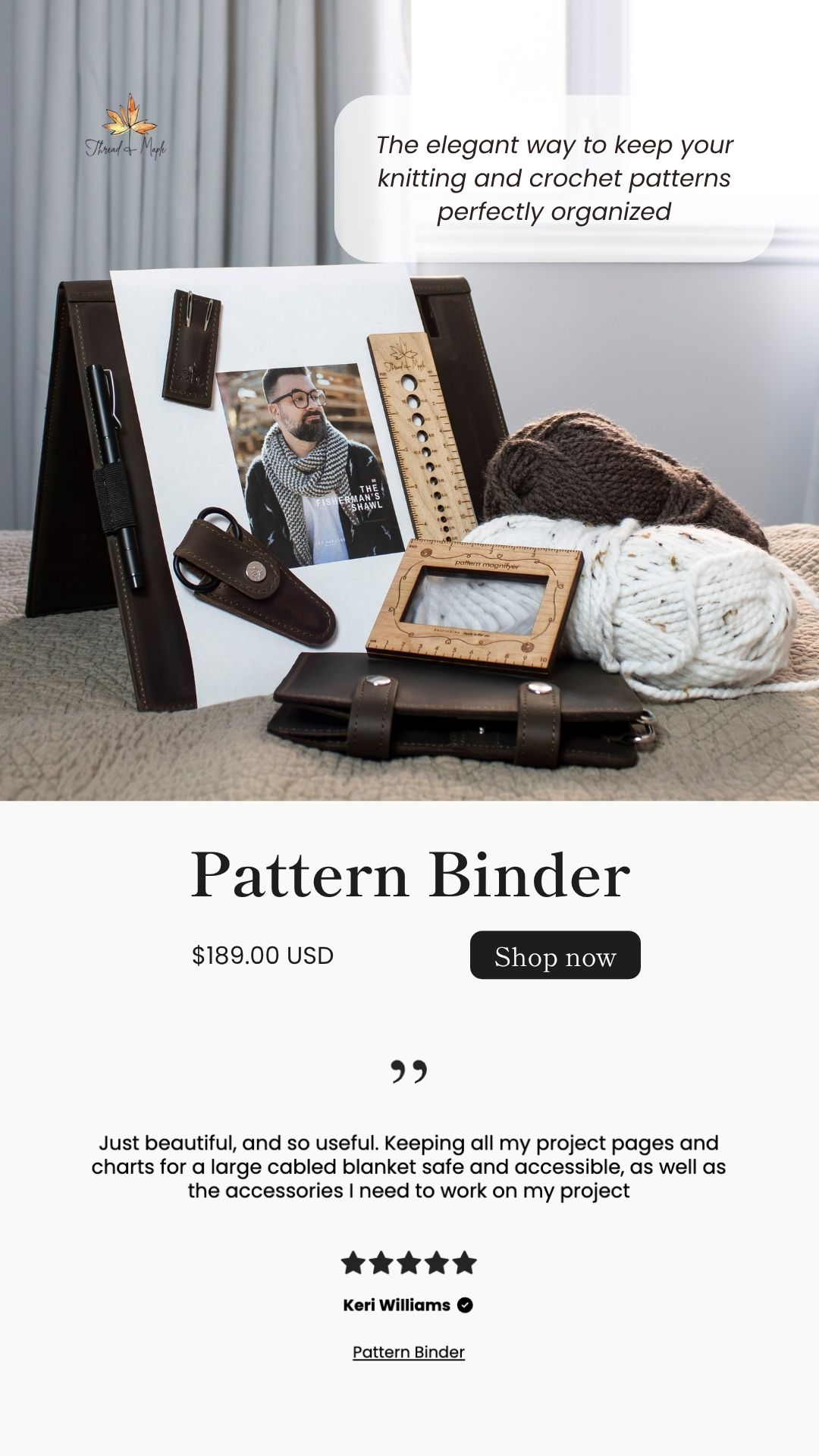 Thread & Maple Facebook ad