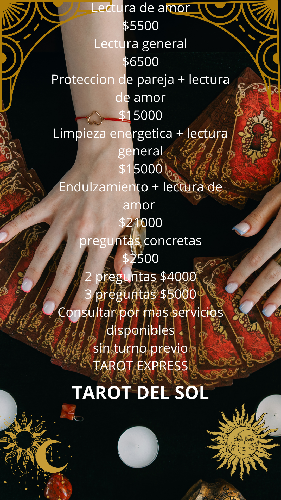 Tarot del Sol Facebook ad