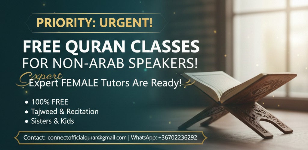 Quraan Connect Facebook ad: START YOUR QURAN JOURNEY TODAY, 100% FREE!