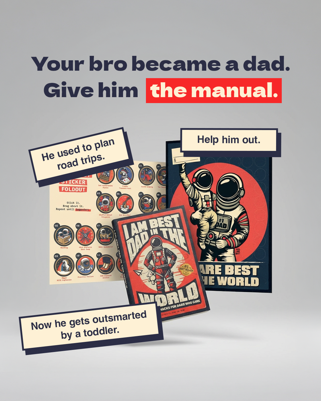 Best Dad Book Facebook ad: The perfect Father's Day Gift