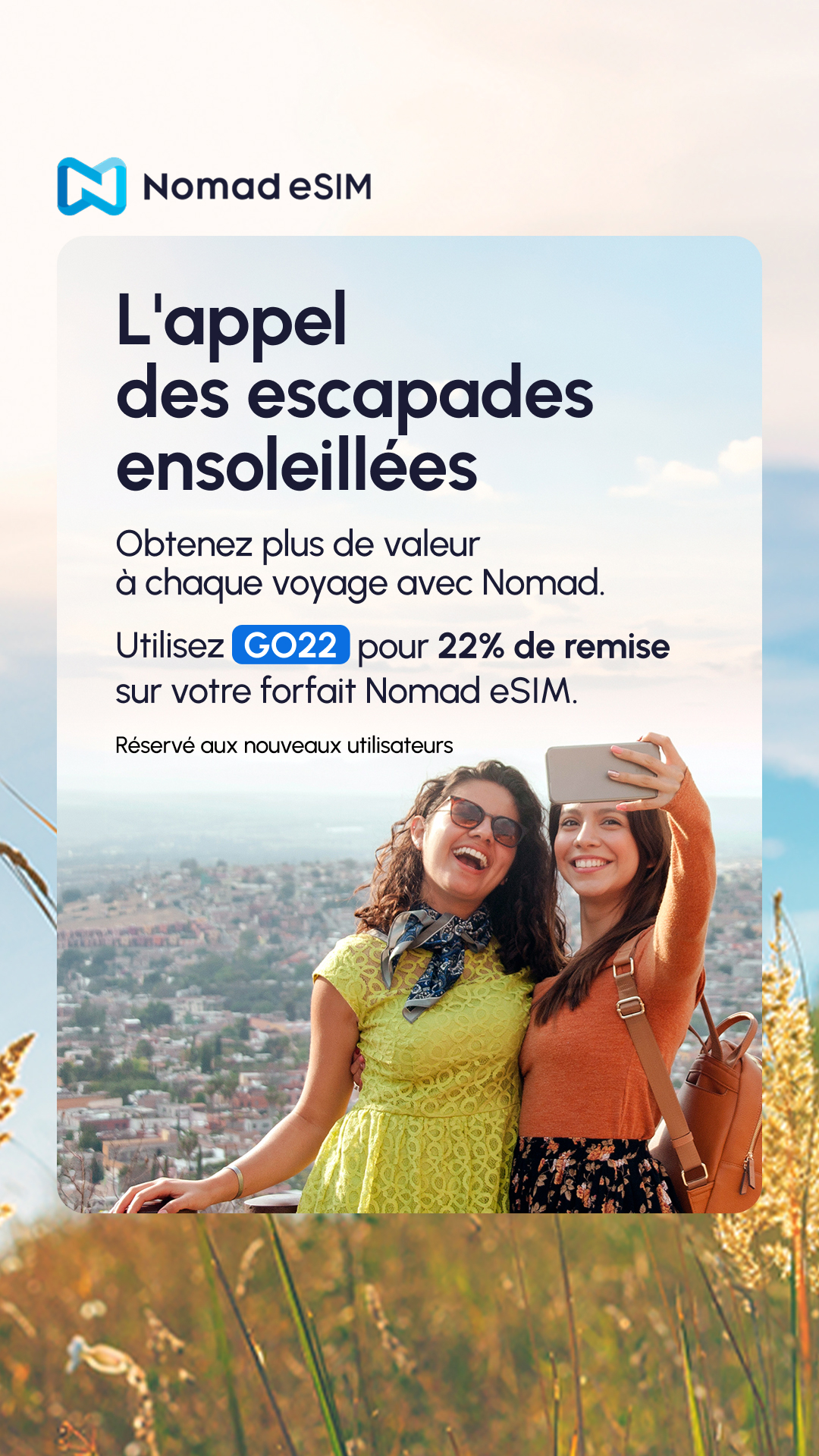 Nomad Esim Facebook ad
