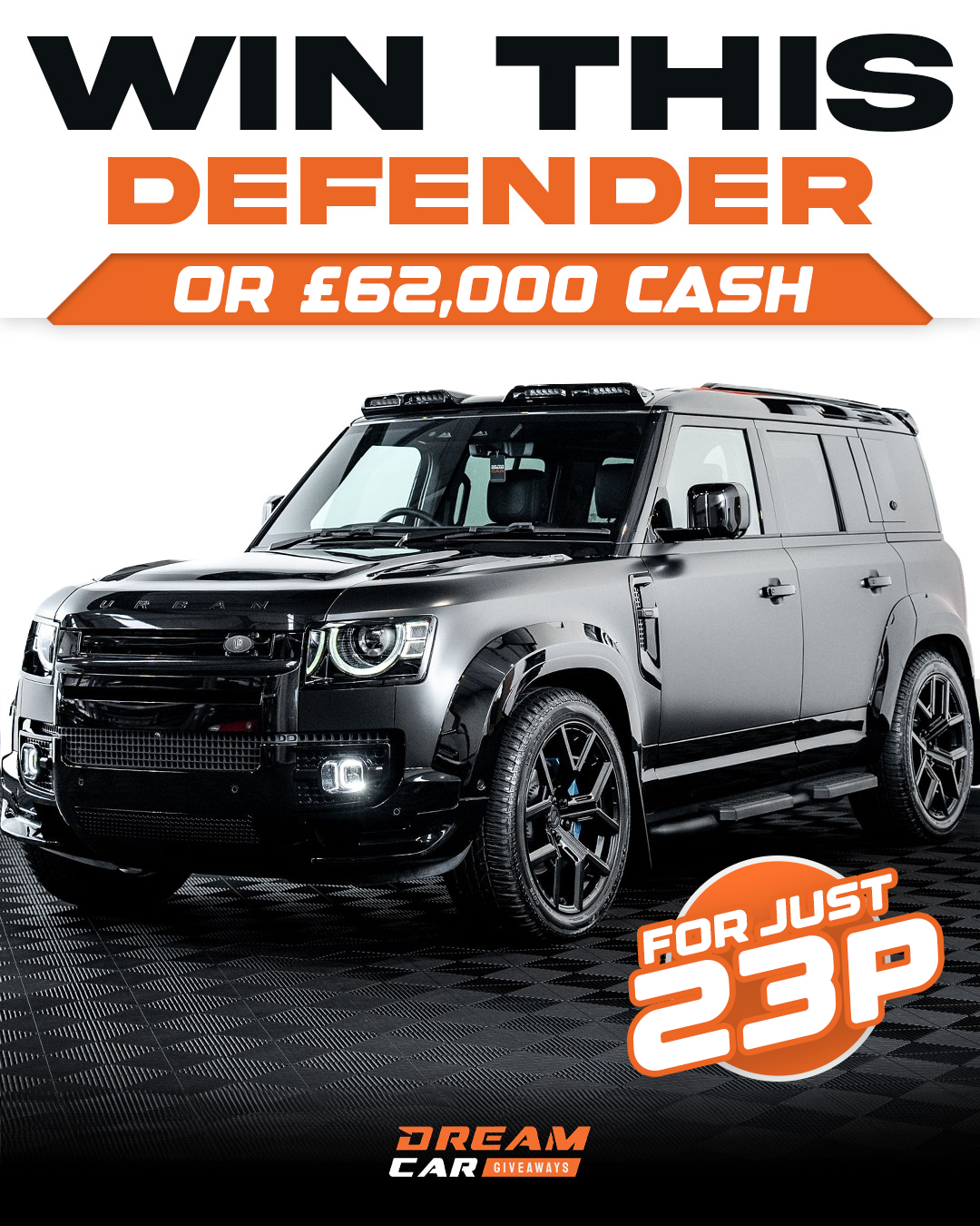 Dream Car Giveaways Facebook ad