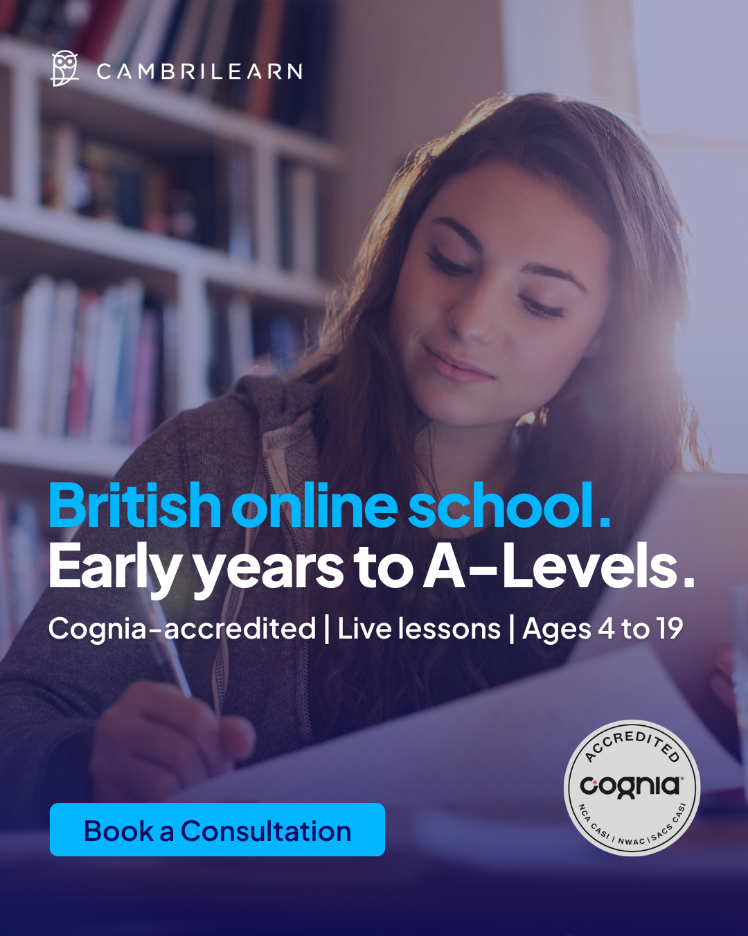 CambriLearn Facebook ad