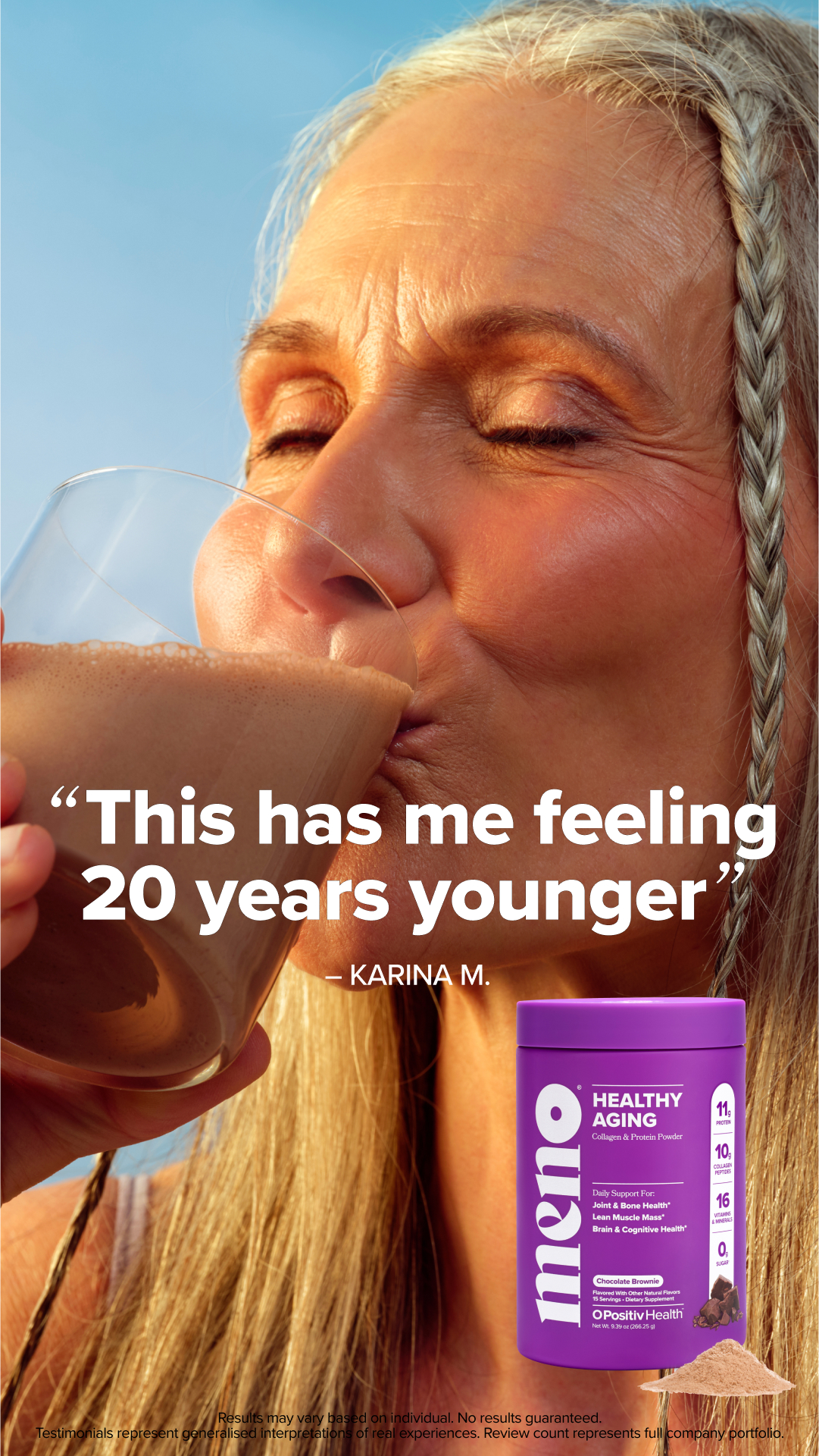 MENO Healthy Aging Facebook ad