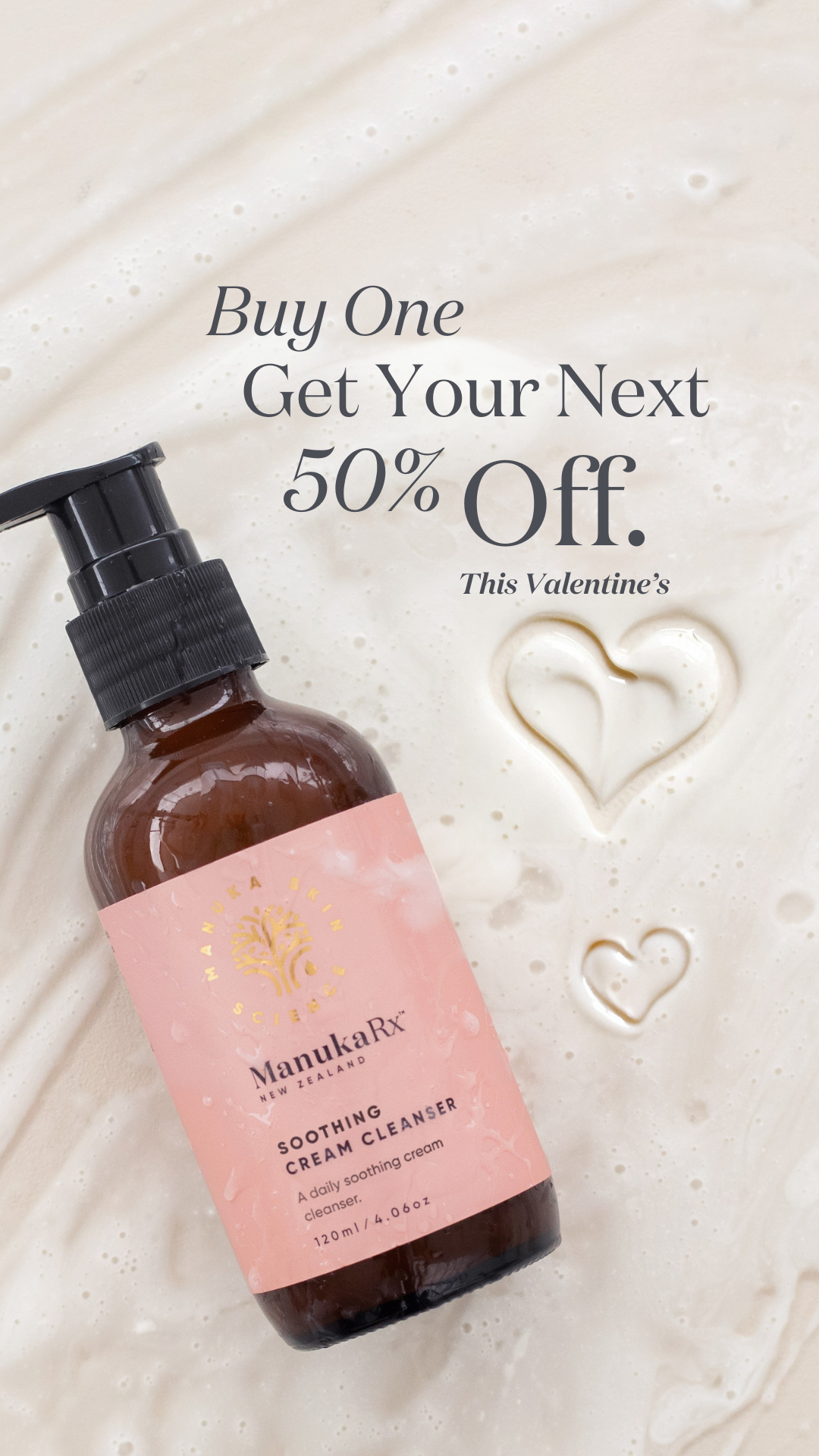 ManukaRx Natural Skincare Facebook ad