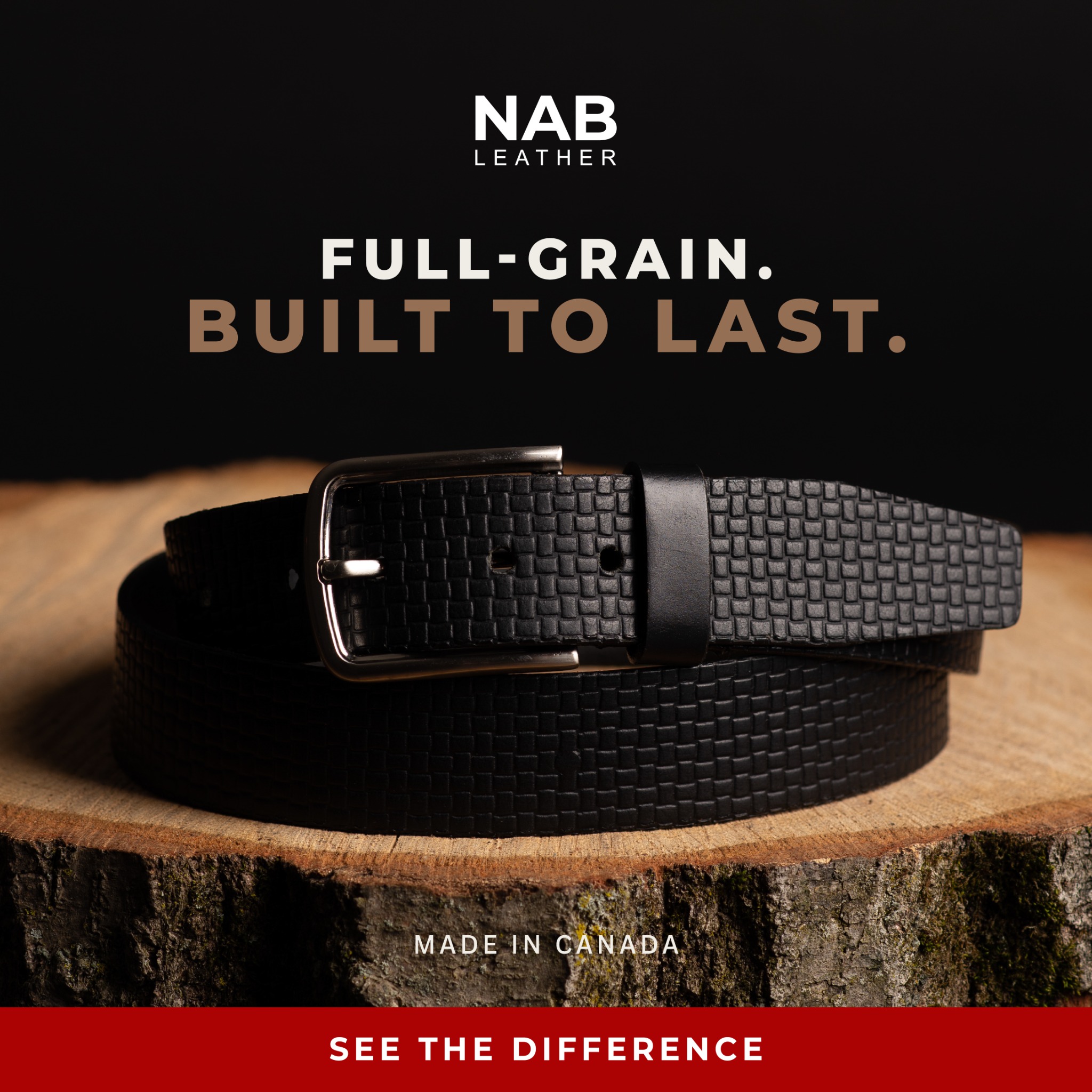NAB Leather Facebook ad