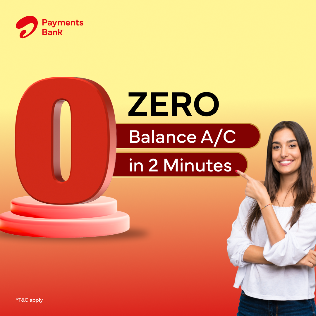 Airtel Payments Bank Facebook ad