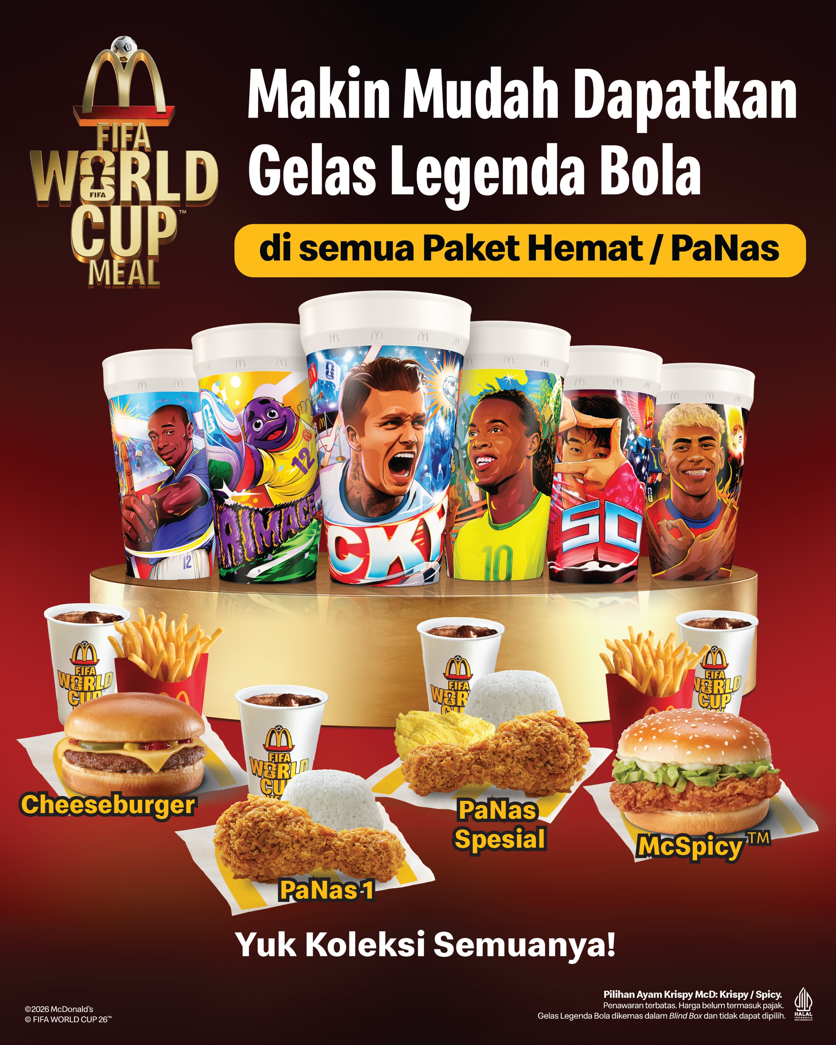 McDonald's Facebook ad: FIFA World Cup Goes to McDonalds's