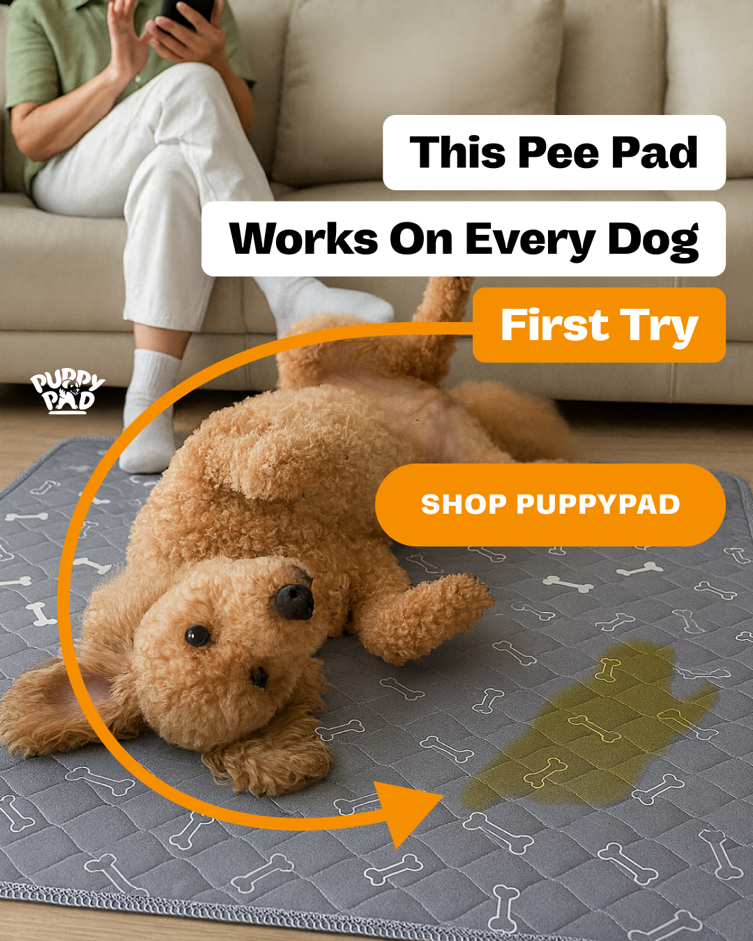 PuppyPad Facebook ad