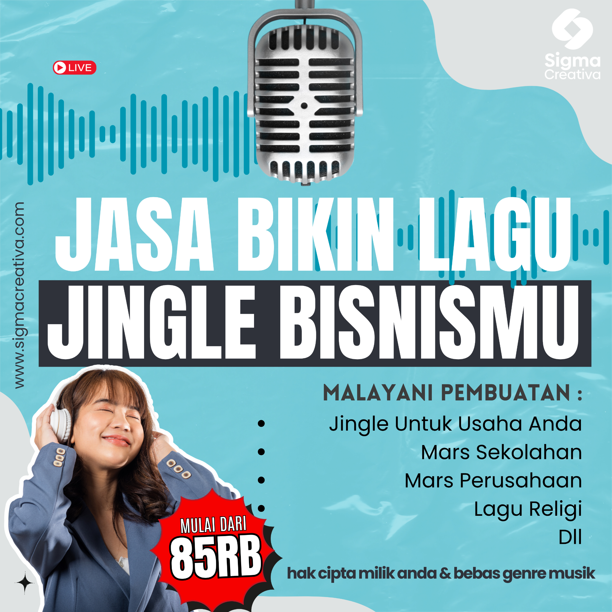 Sigma Music Production Facebook ad