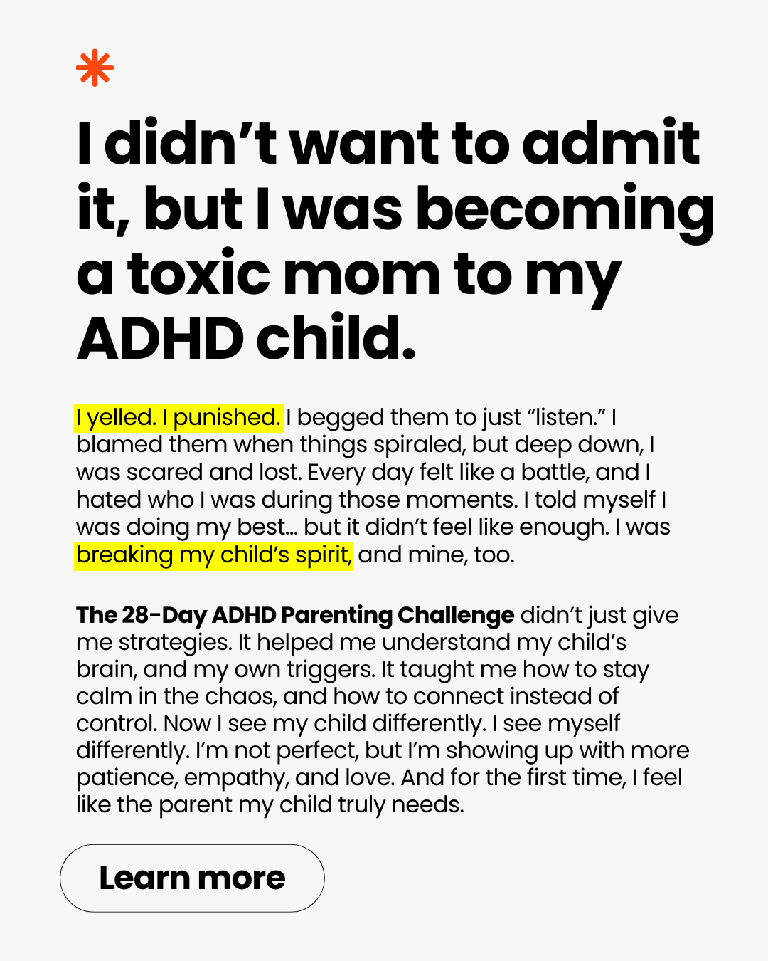Parenting Leader Facebook ad