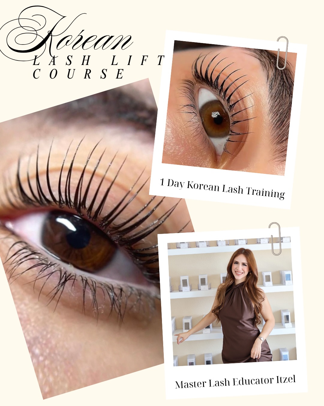 Itz Beauty Expert Facebook ad: KOREAN LASH LIFT COURSE