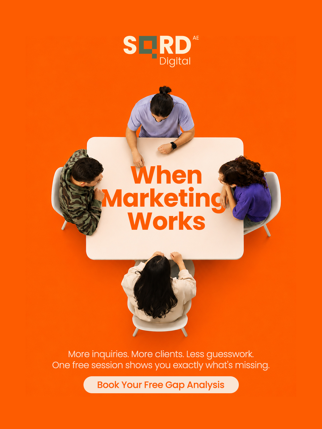 SQRD Digitalᵃᵉ Facebook ad: Imagine your calendar full of qualified leads, not…