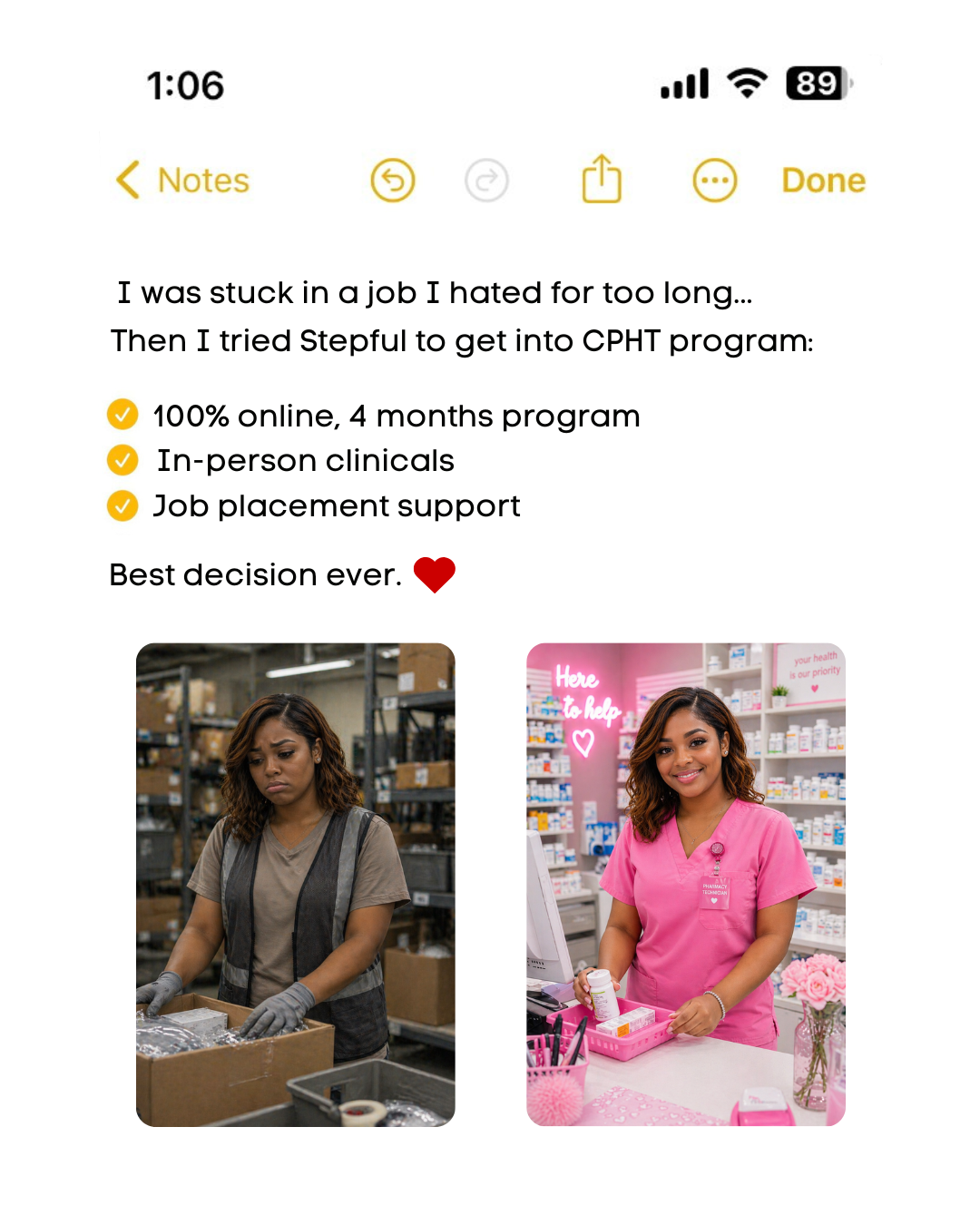 Stepful Facebook ad
