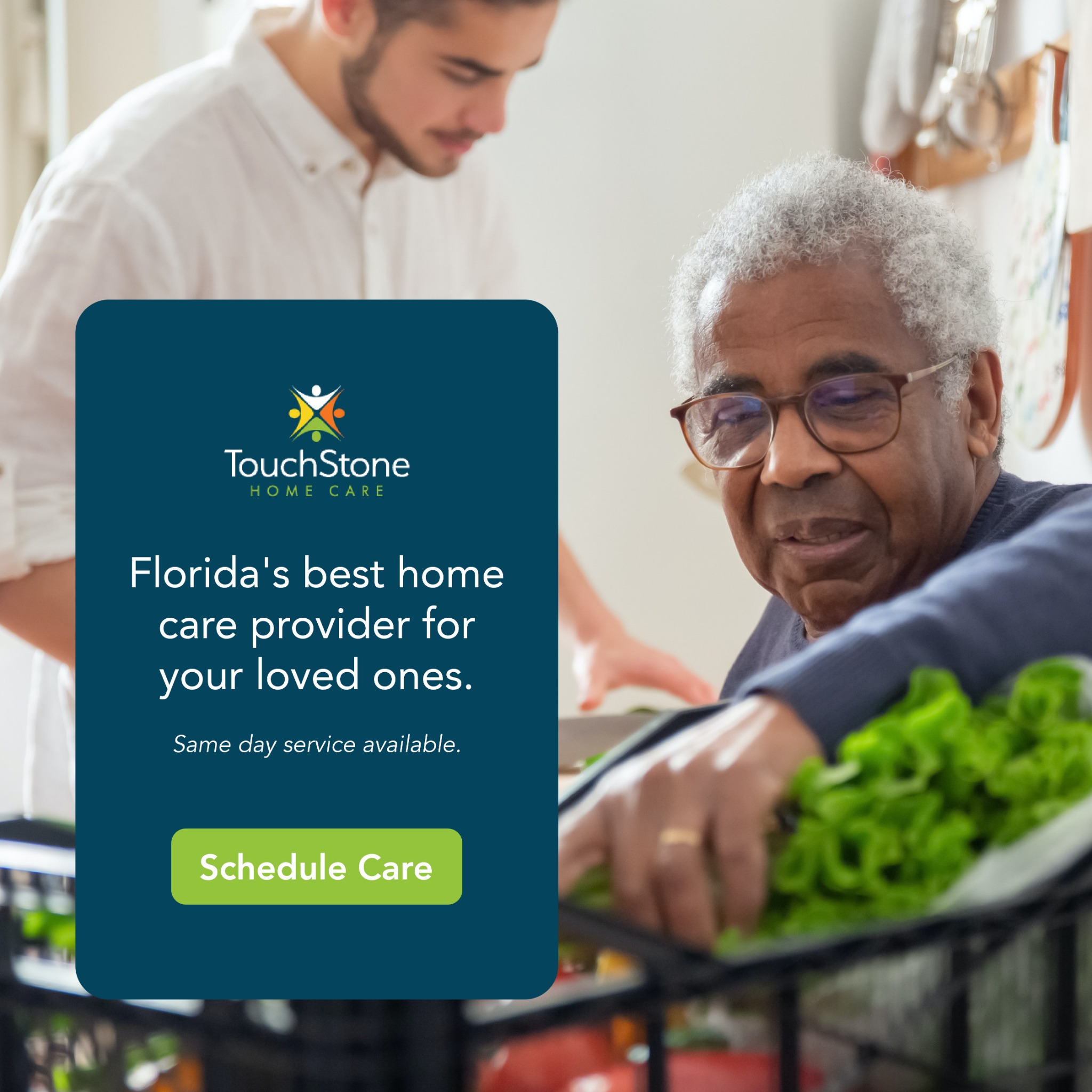 TouchStone HomeCare Facebook ad: Schedule Today