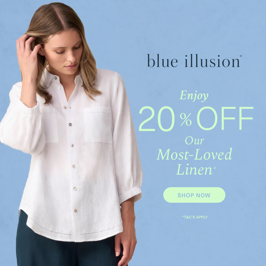 Blue Illusion Facebook ad