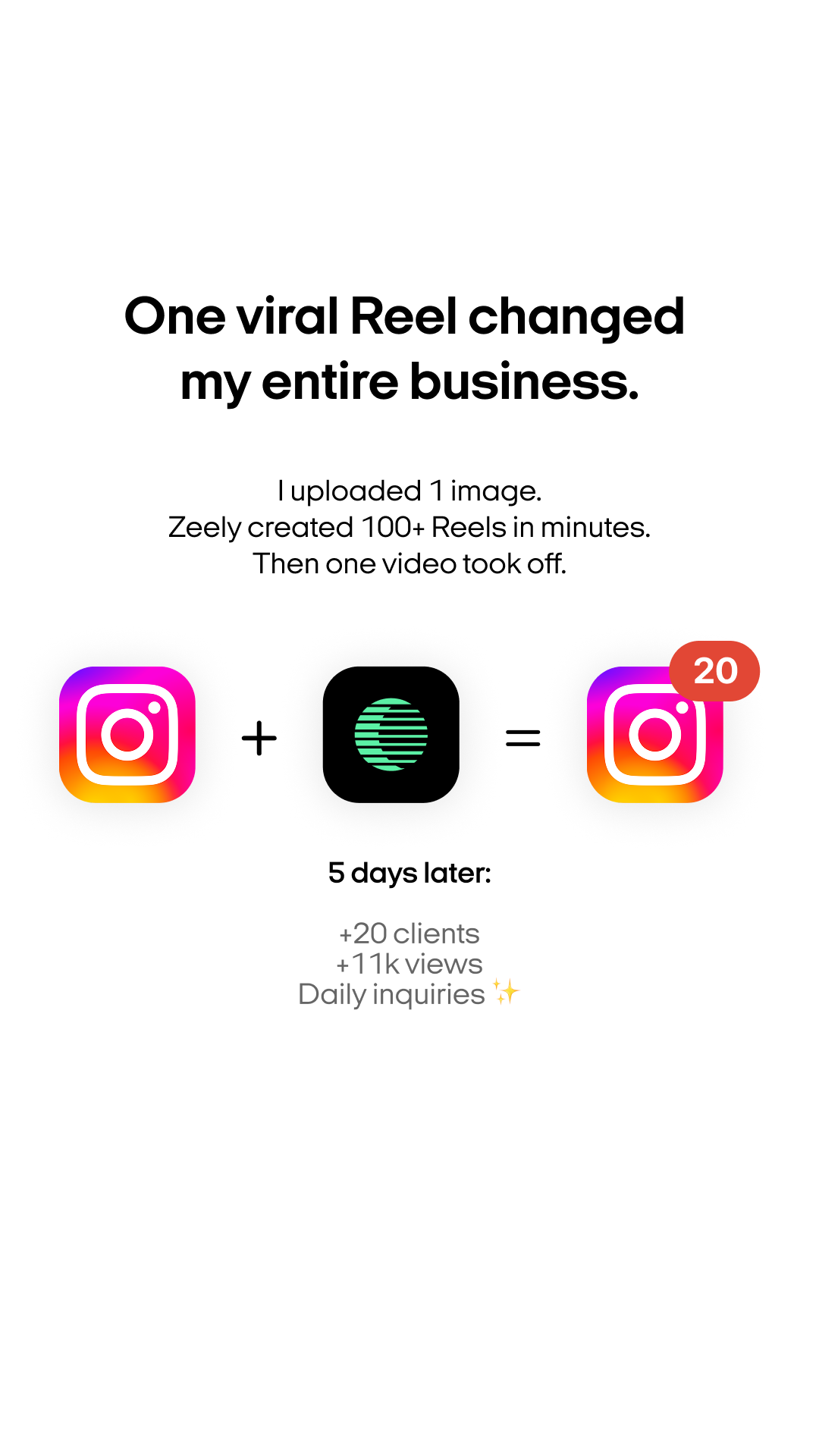 Zeely Facebook ad
