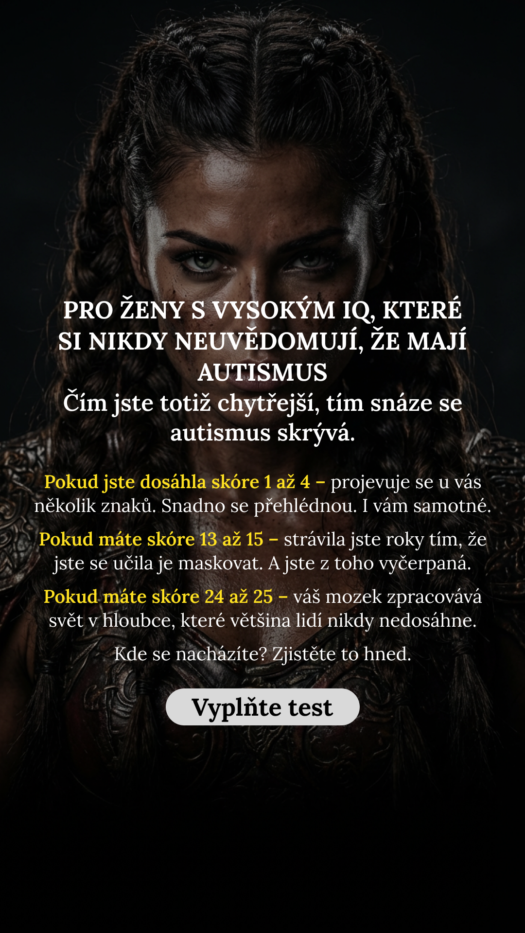 Free International IQ Test Facebook ad