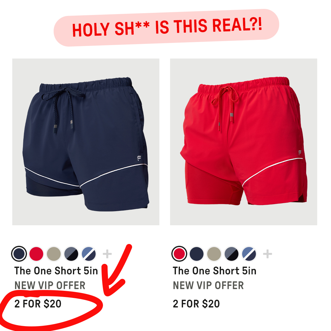 Fabletics Men Facebook ad: LIMITED TIME OFFER!