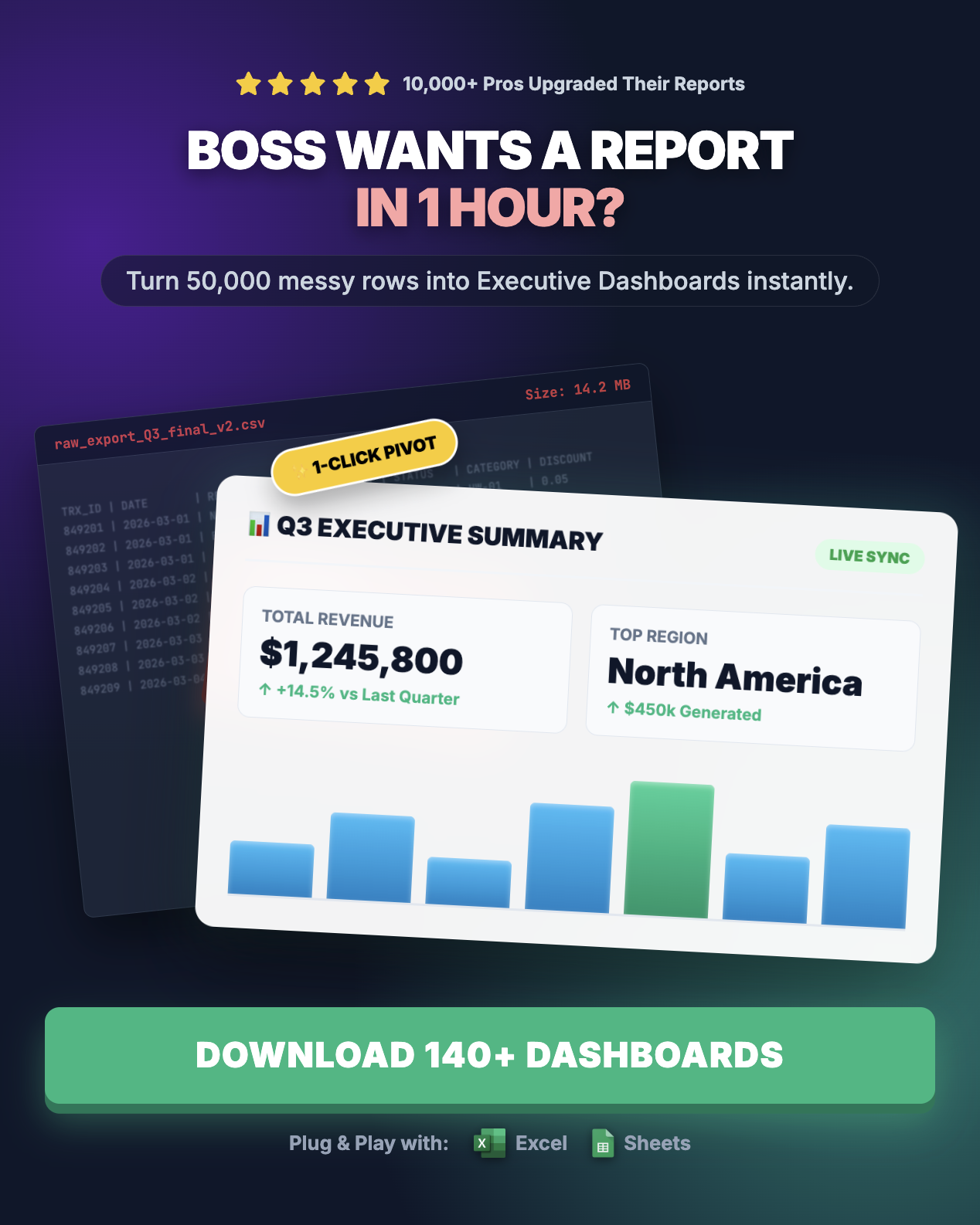ReadyExcels Facebook ad