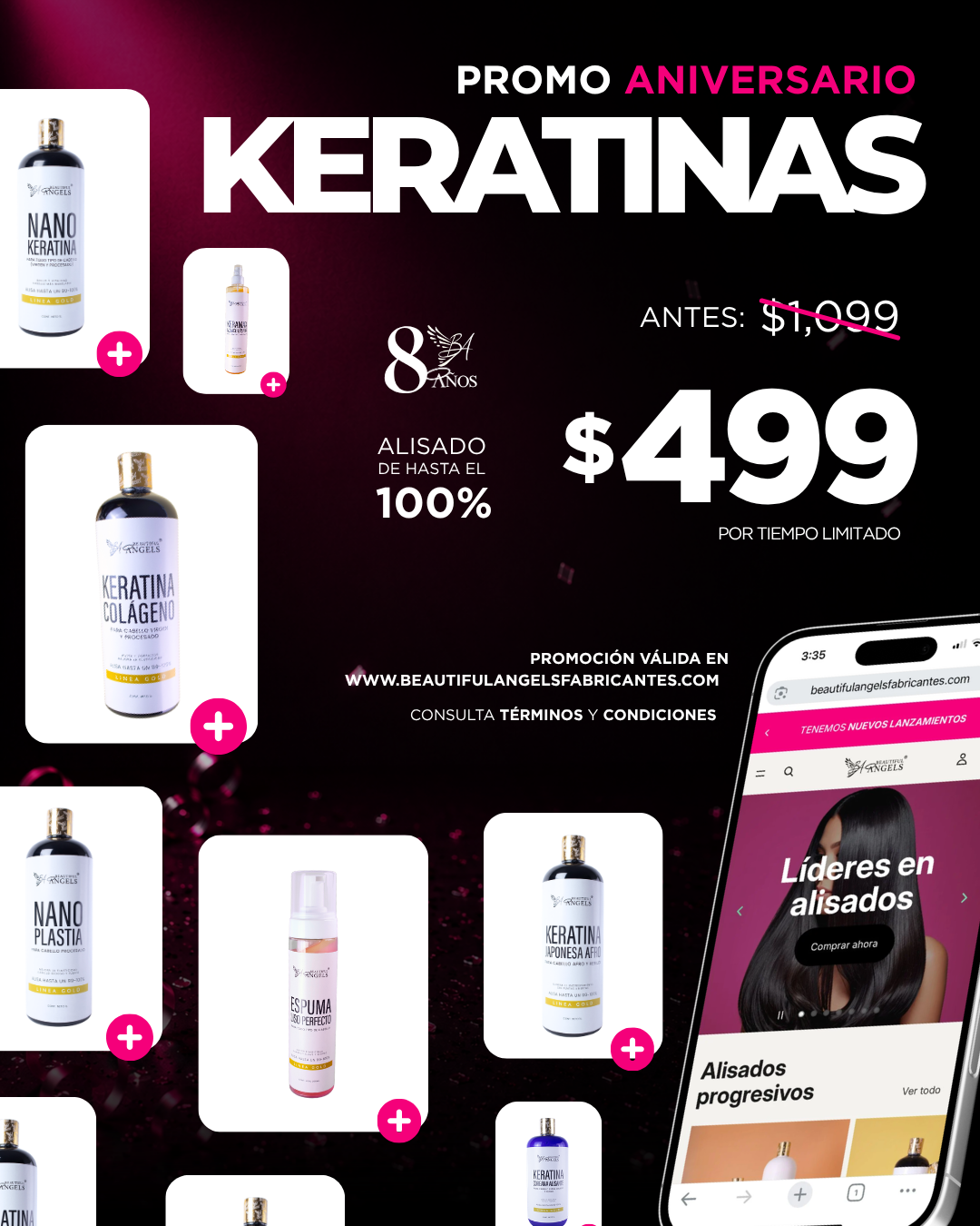 Beautiful Angels Facebook ad: ¡La promoción de aniversario está por terminar!