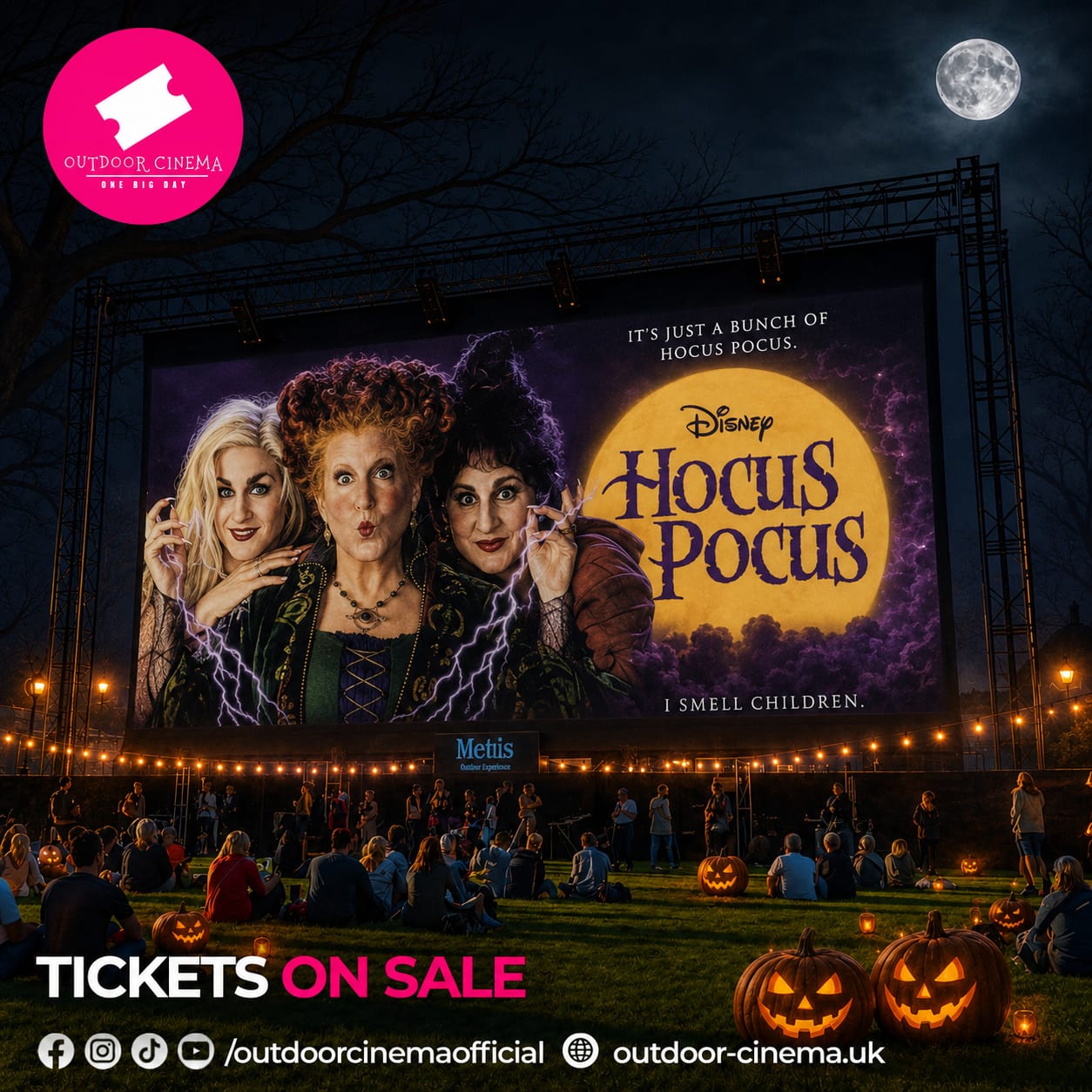 Outdoor Cinema Facebook ad
