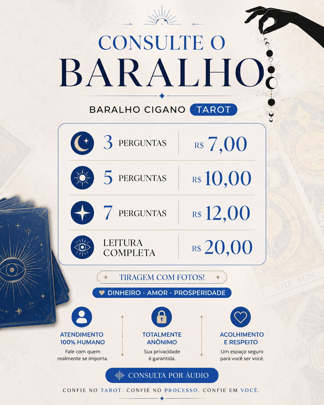 Melissa Tarot Facebook ad