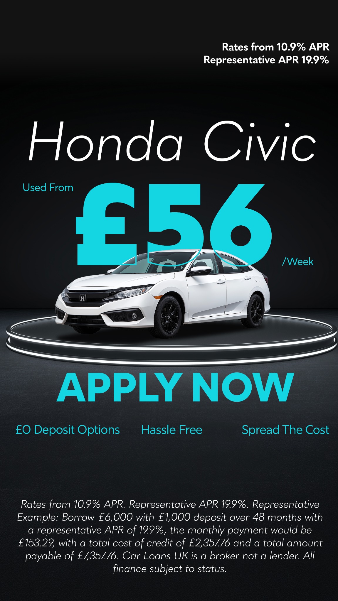 Car Loans UK Facebook ad