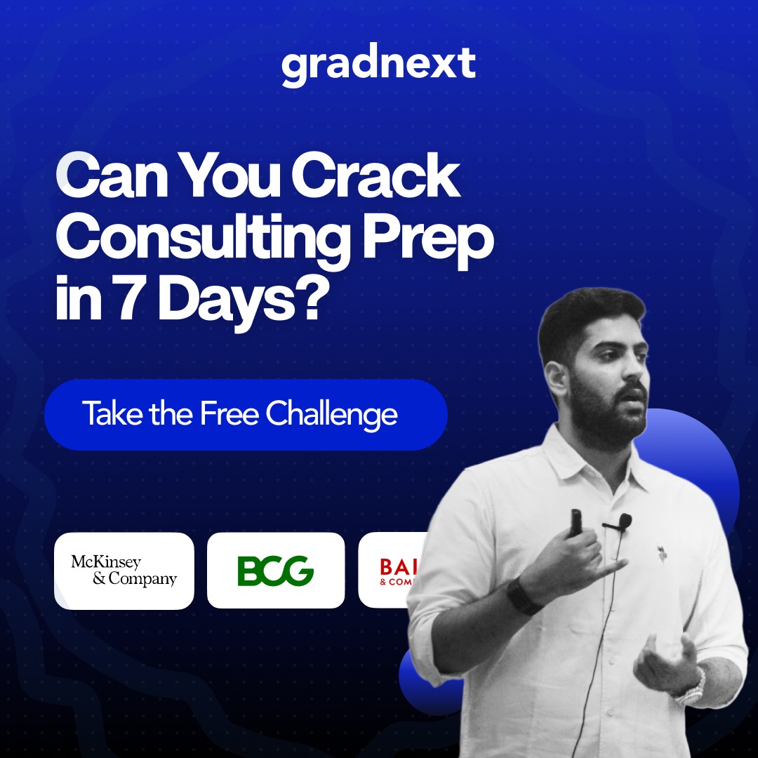 Gradnext Facebook ad: Stop Overthinking. Start Preparing
