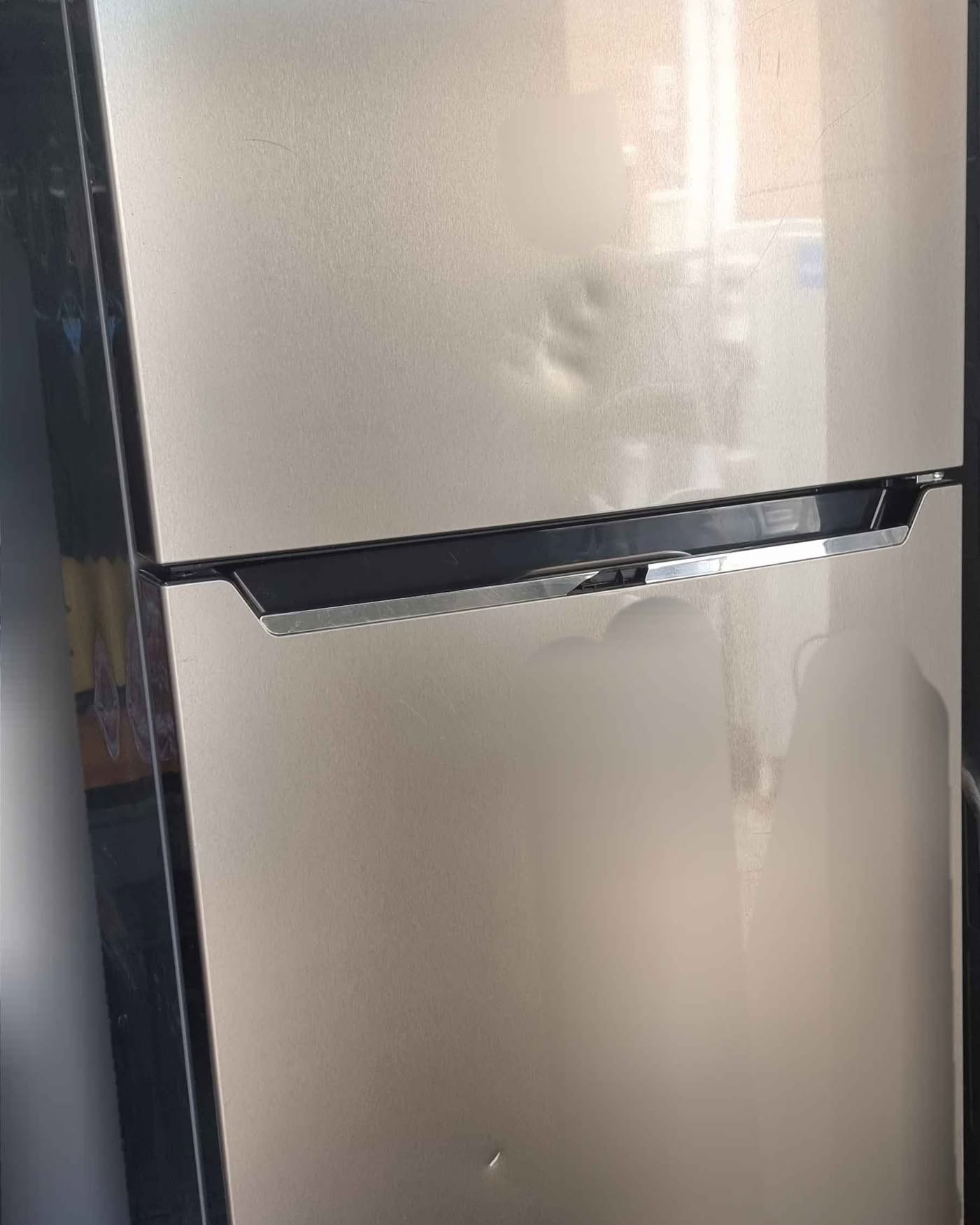 Kodi Wood Facebook ad: Hisense 350L Fridge Freezer Delivery if needed
