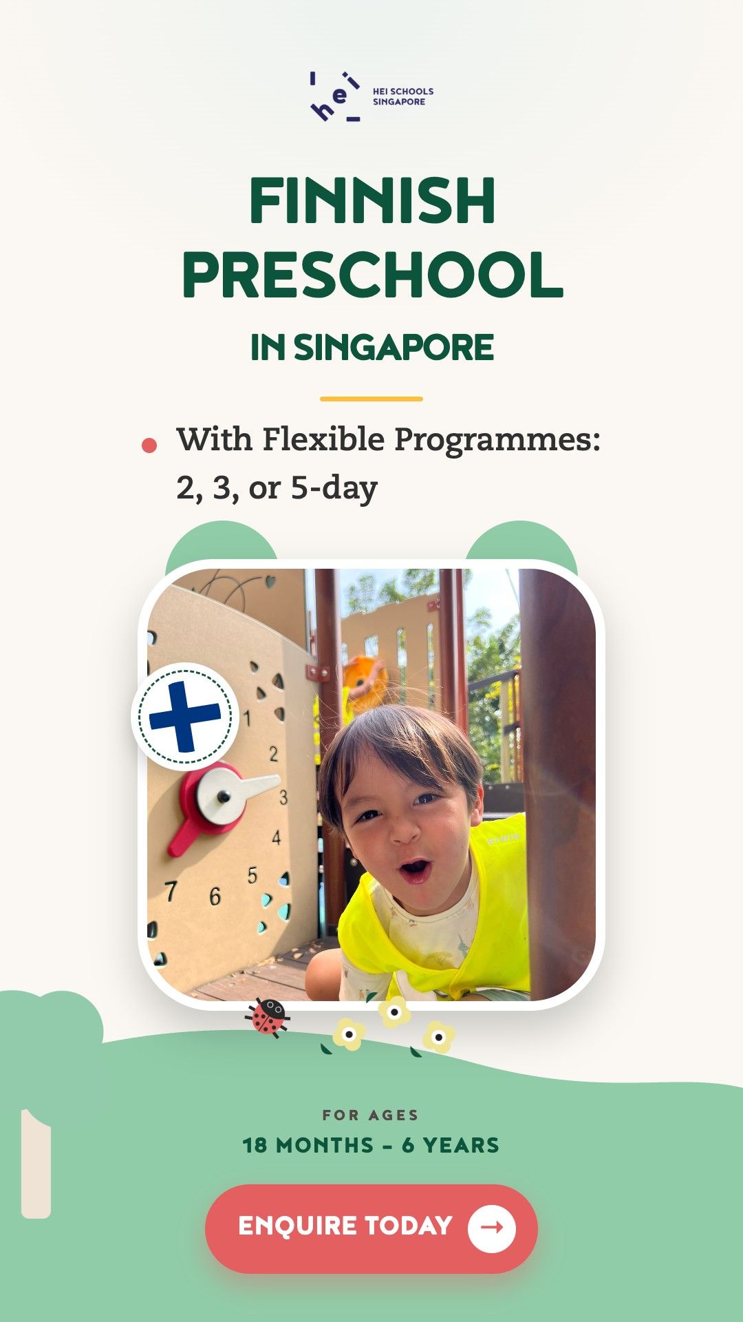 HEI Schools Singapore Facebook ad