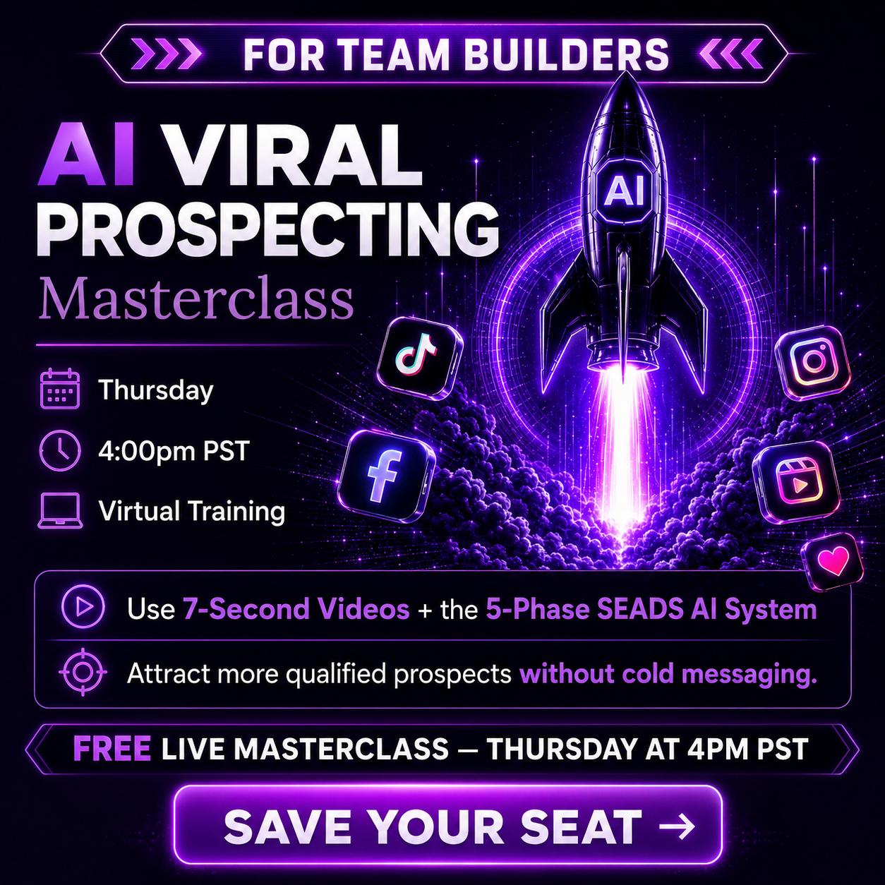 Attraction Marketing Facebook ad