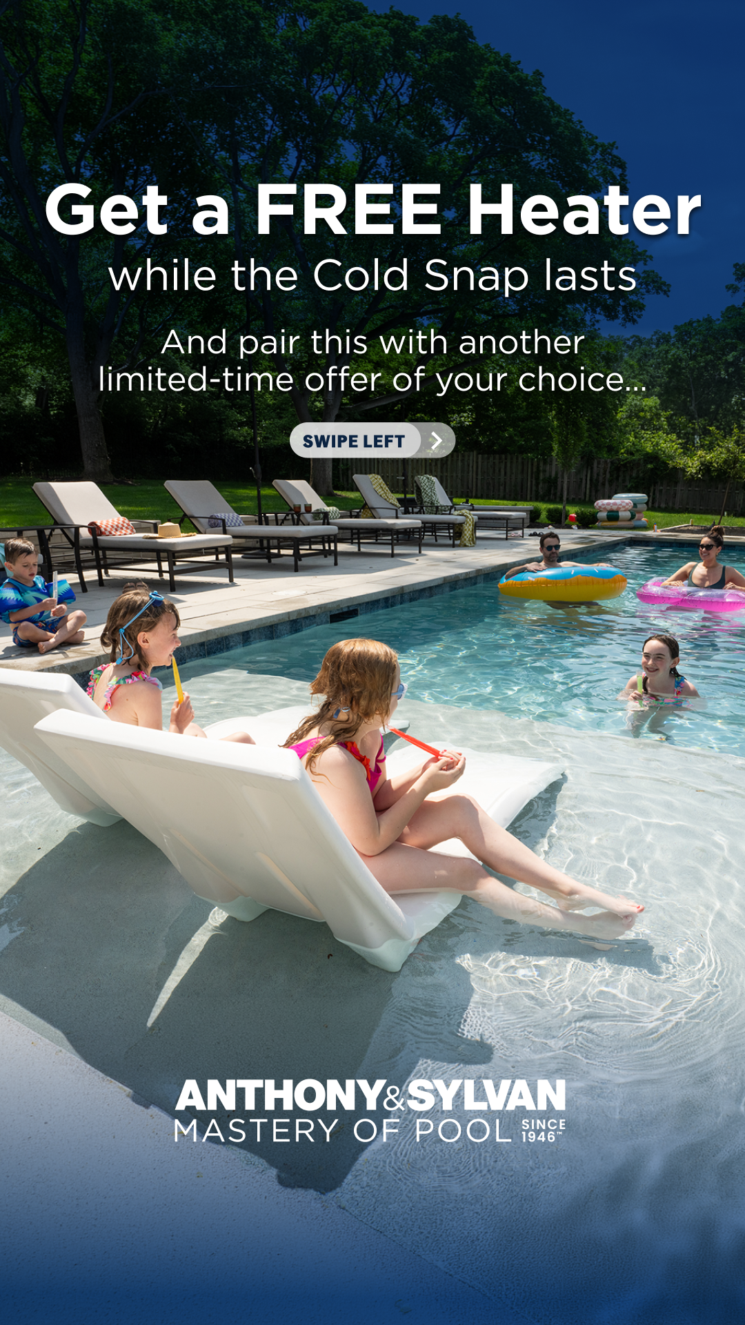 Anthony & Sylvan Pools Facebook ad