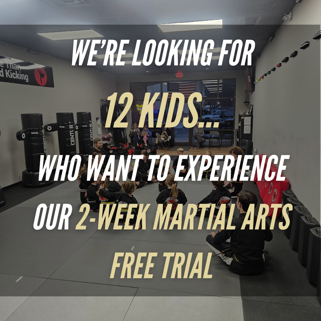 Mount Pleasant Family Martial Arts Facebook ad: 2 Week FREE TRIAL for KIDS
