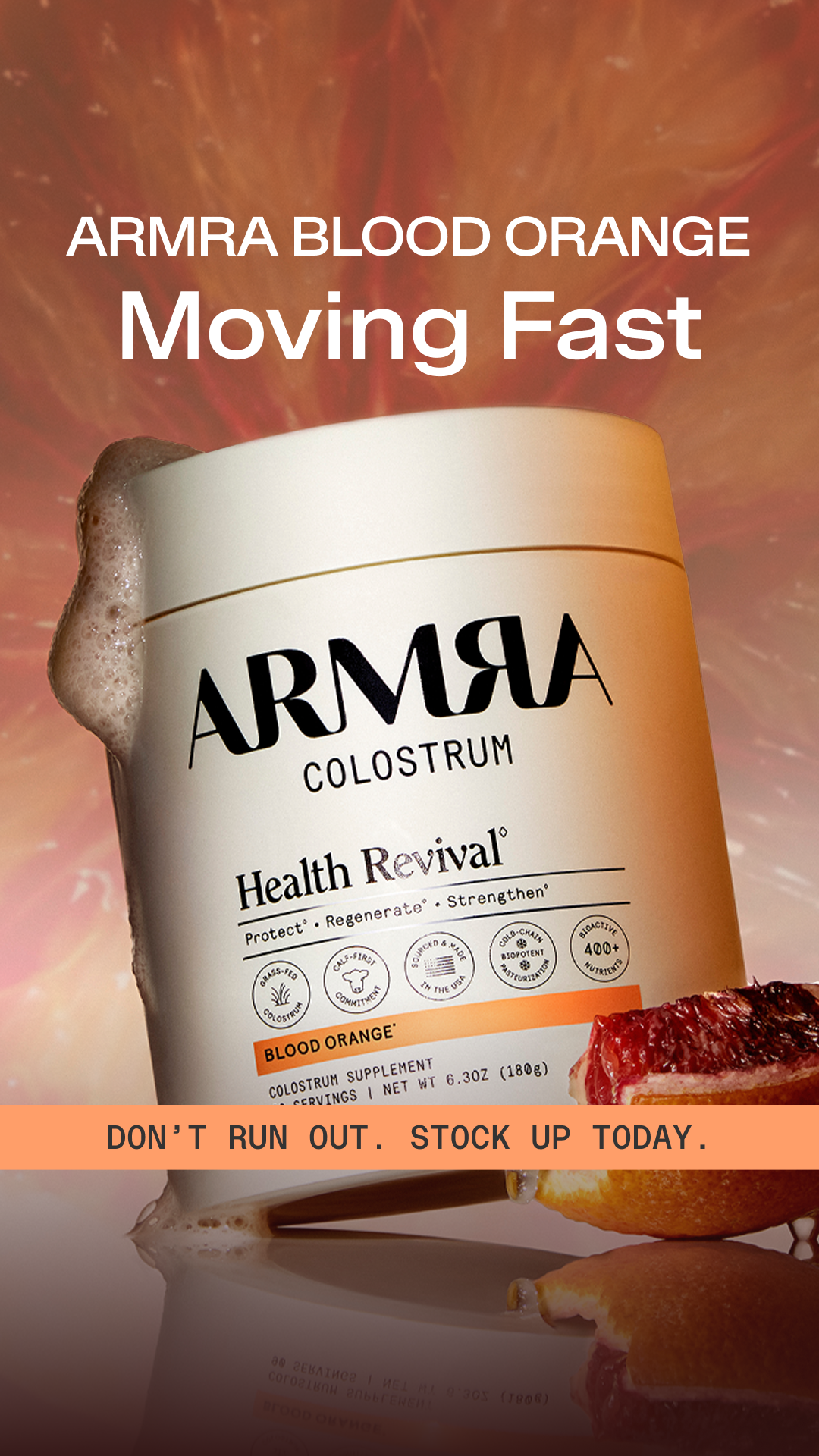 ARMRA Facebook ad