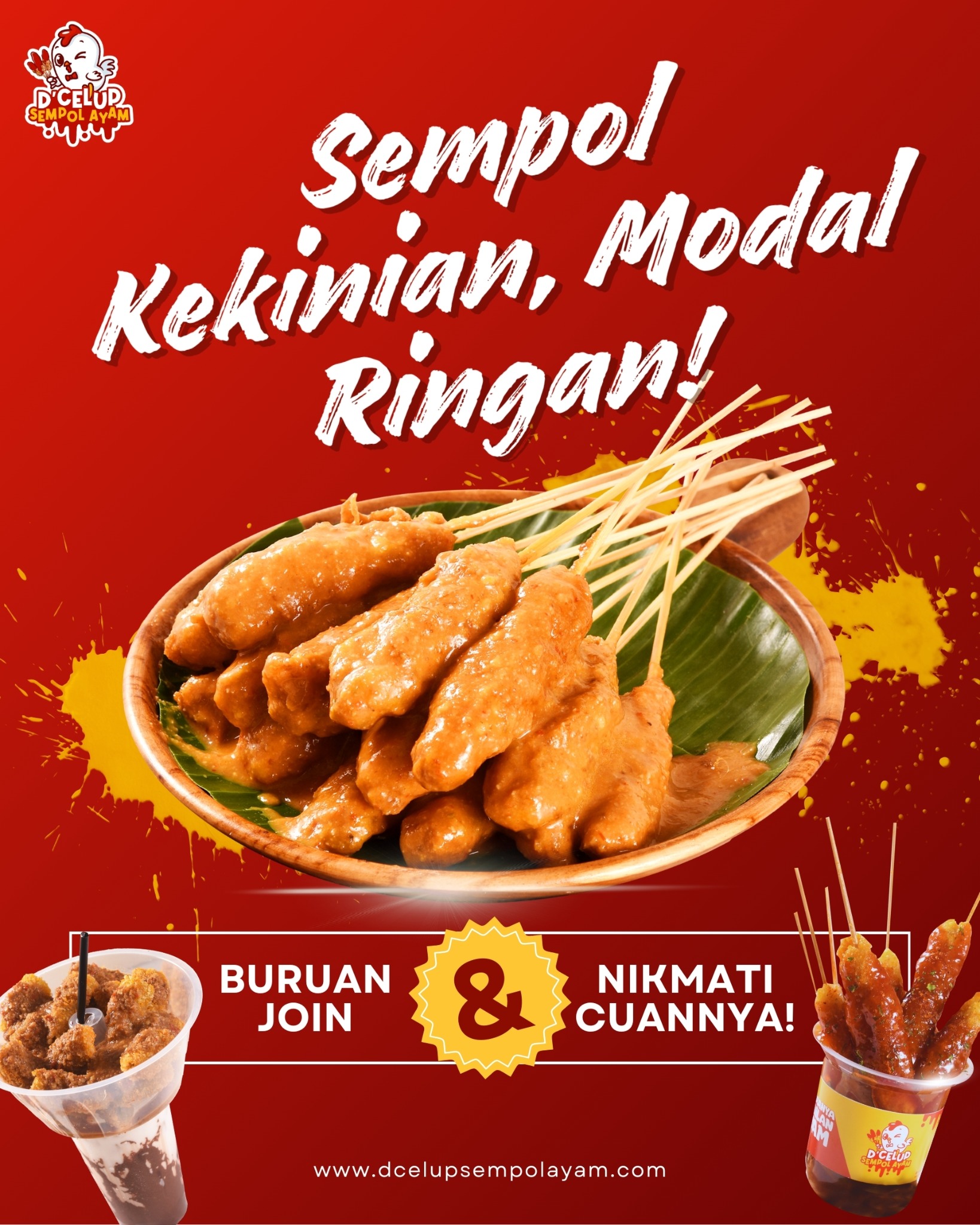 Kemitraan Dcelup Sempol Ayam Facebook ad: Punya waktu luang tapi pengen cuan?